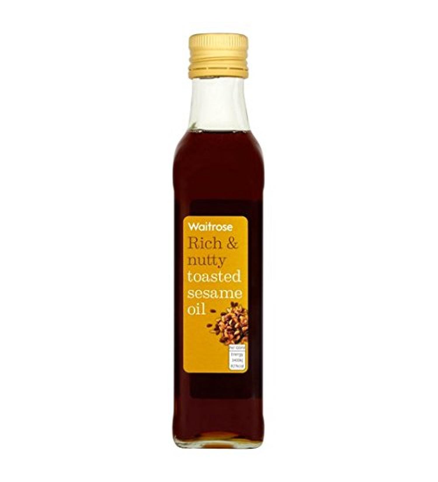 Waitrose Toasted sesame oil 250ml