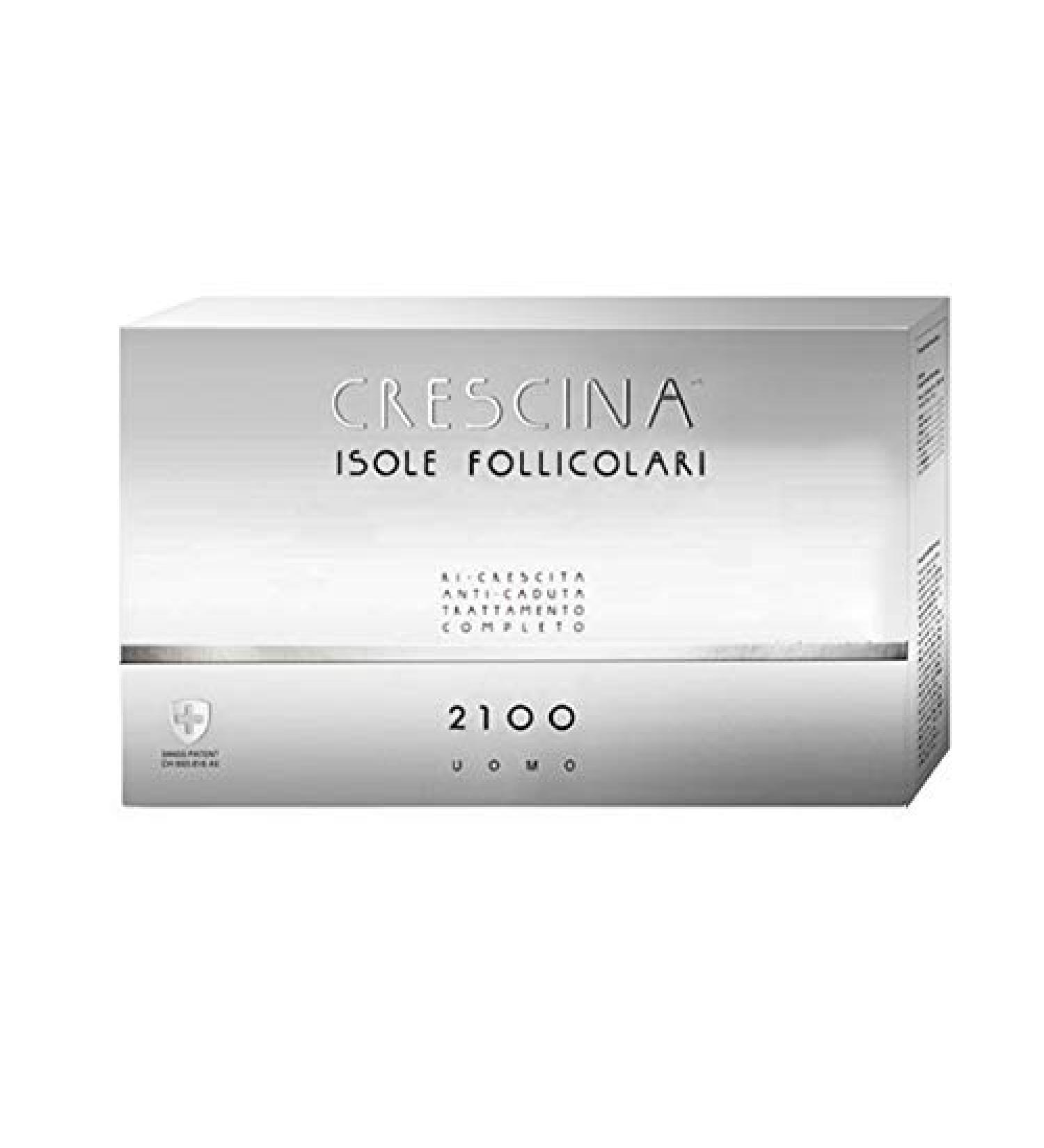 LABO CRESCINA Complete anti-caduceus and refreshed hair treatment ISOLE FOLLICOLARI 2100 Men 10+10 Viale