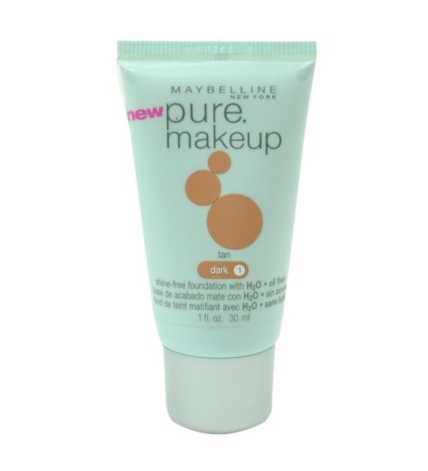 Maybelline Maybelline Pure Makeup Tan - Dark 1 Women Foundation  1 Ounce