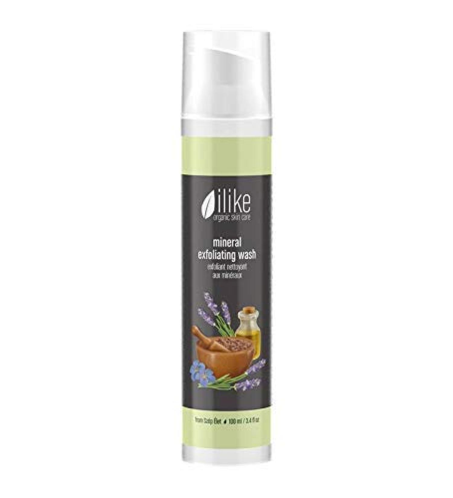 Ilike Organic Skin Care Mineral Exfoliating Wash 3.4 fl oz