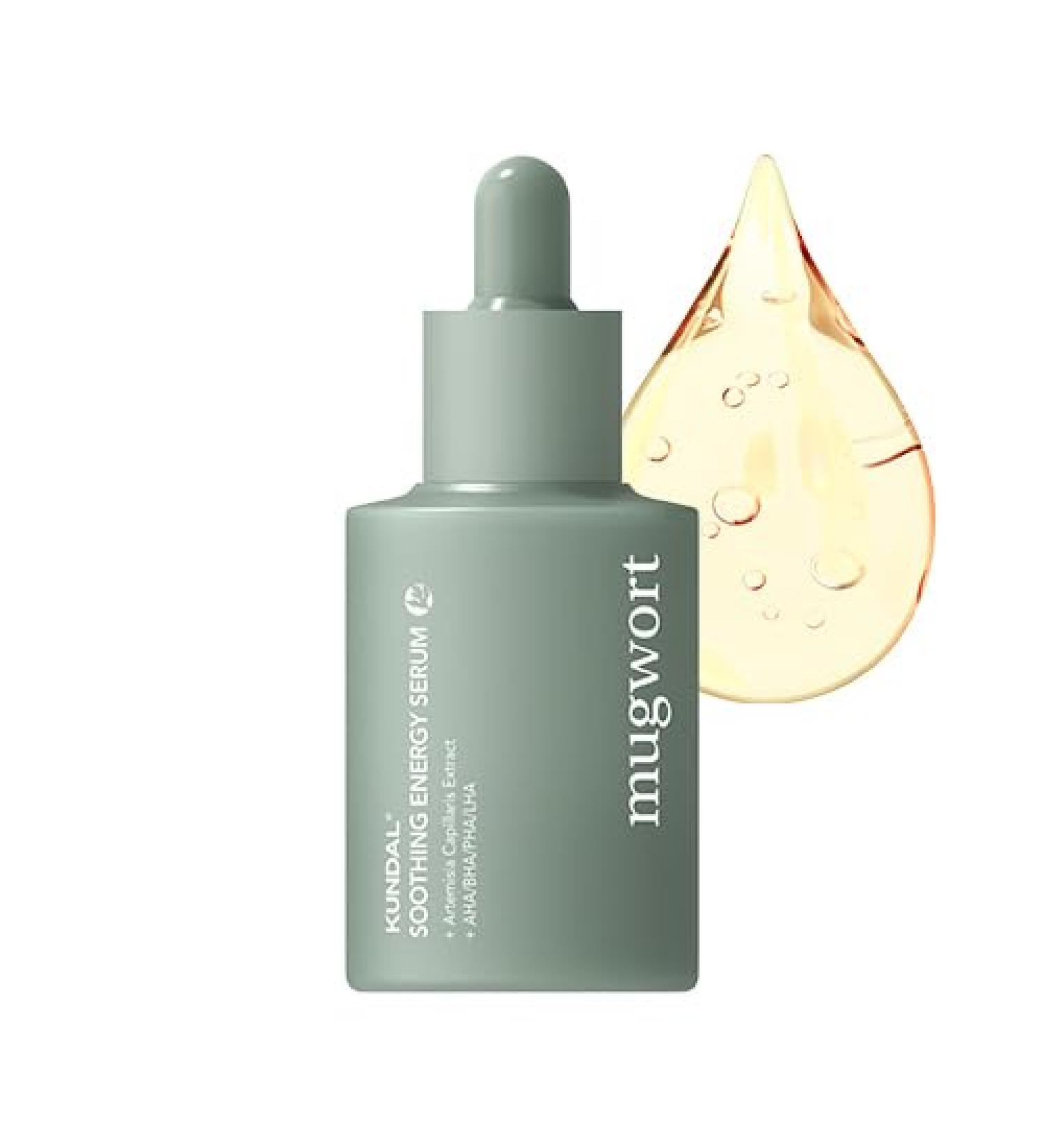  KUNDAL Mugwort Soothing Energy Serum with Panthenol and Niacinamide | 1.01fl oz (30ml) 1 Fl Oz (Pack of 1) - Buy Online on GoSupps.com
