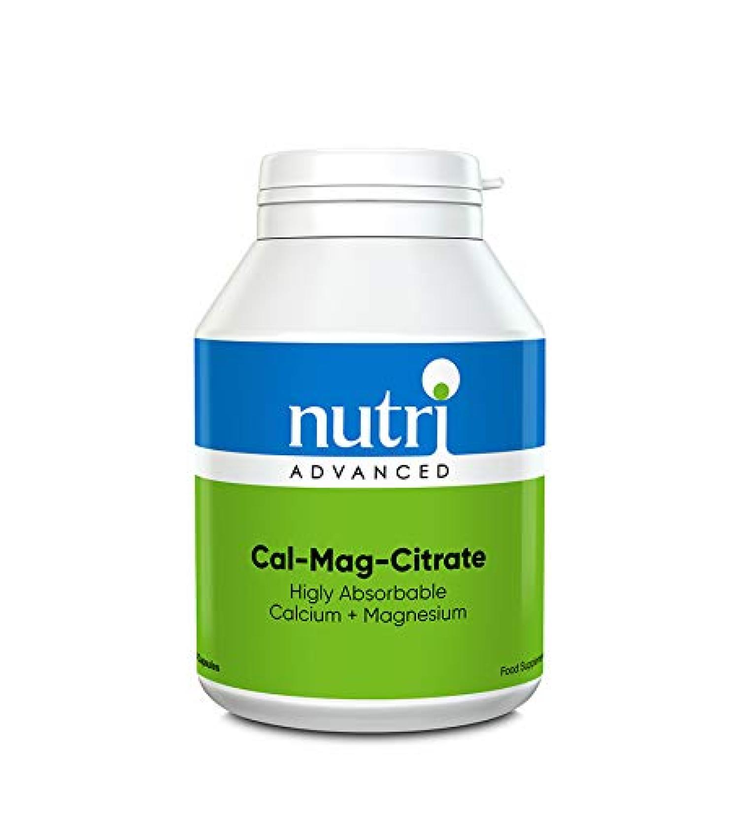 Nutri Advanced Cal-Mag-Citrate Supplement - 90 Capsules - Calcium & Magnesium for Healthy Bones & Muscles - Buy Online on GoSupps.com