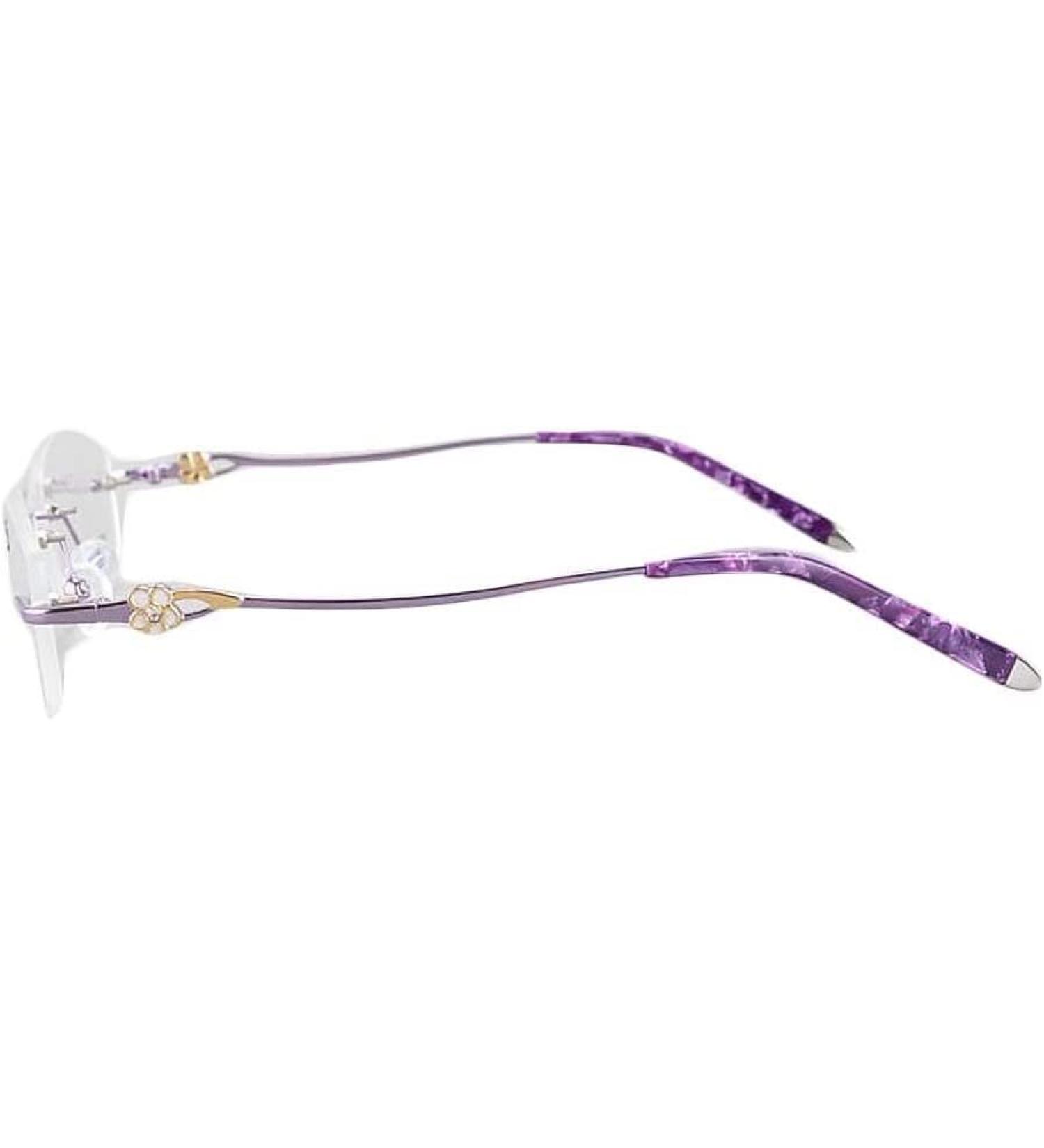 Begisa Glasses Pads - Metal-Carved Flower Replacement Nose Bridge for Borderless Purple Glasses - 1 Pair of Spare Parts - Buy Online on GoSupps.com