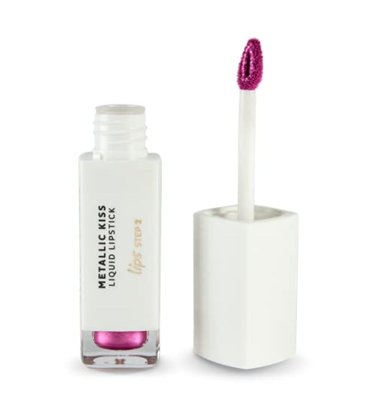 Andreia Andreia Professional Make Up - Lips - Metallic Kiss Liquid Lipstick - 07 Electric Rose