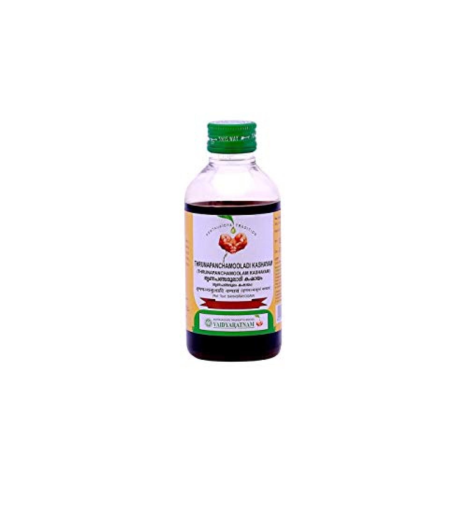 Pack of 2 Vaidyaratnam Oushadhasala Thronapanchamooladi Kashayam (200 ml) – by Venus.Exports