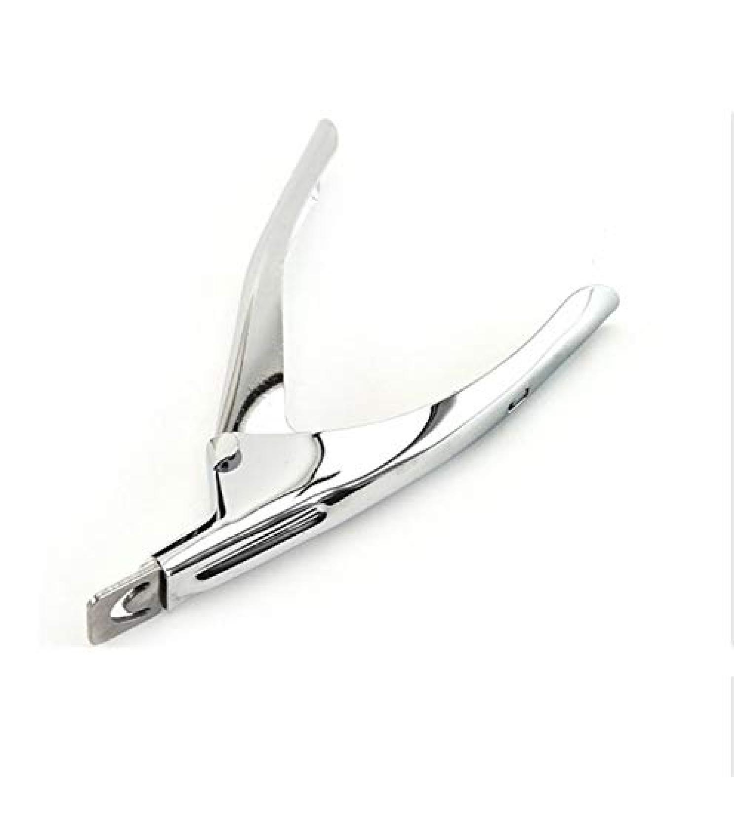 PSGS Stainless Steel Art Nail Clipper Professional Cutter Gel False Nail Tips Edge Cutters One Word Clippers Nails Manicure Tool (Color : Silver) - Buy Online on GoSupps.com