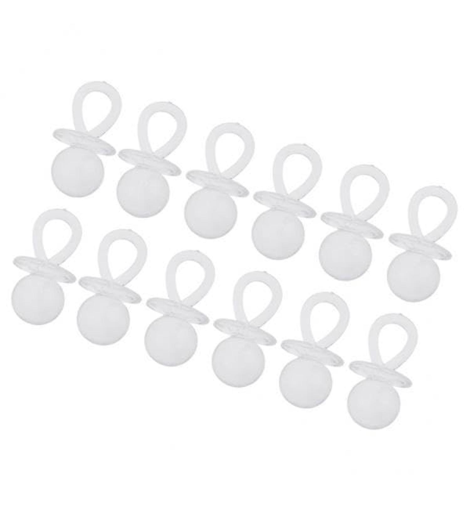 Colcolo 2X 12 Pieces Acrylic Pacifier Charms | Baby Shower Party Favors | International Shipping Available - Buy Online on GoSupps.com