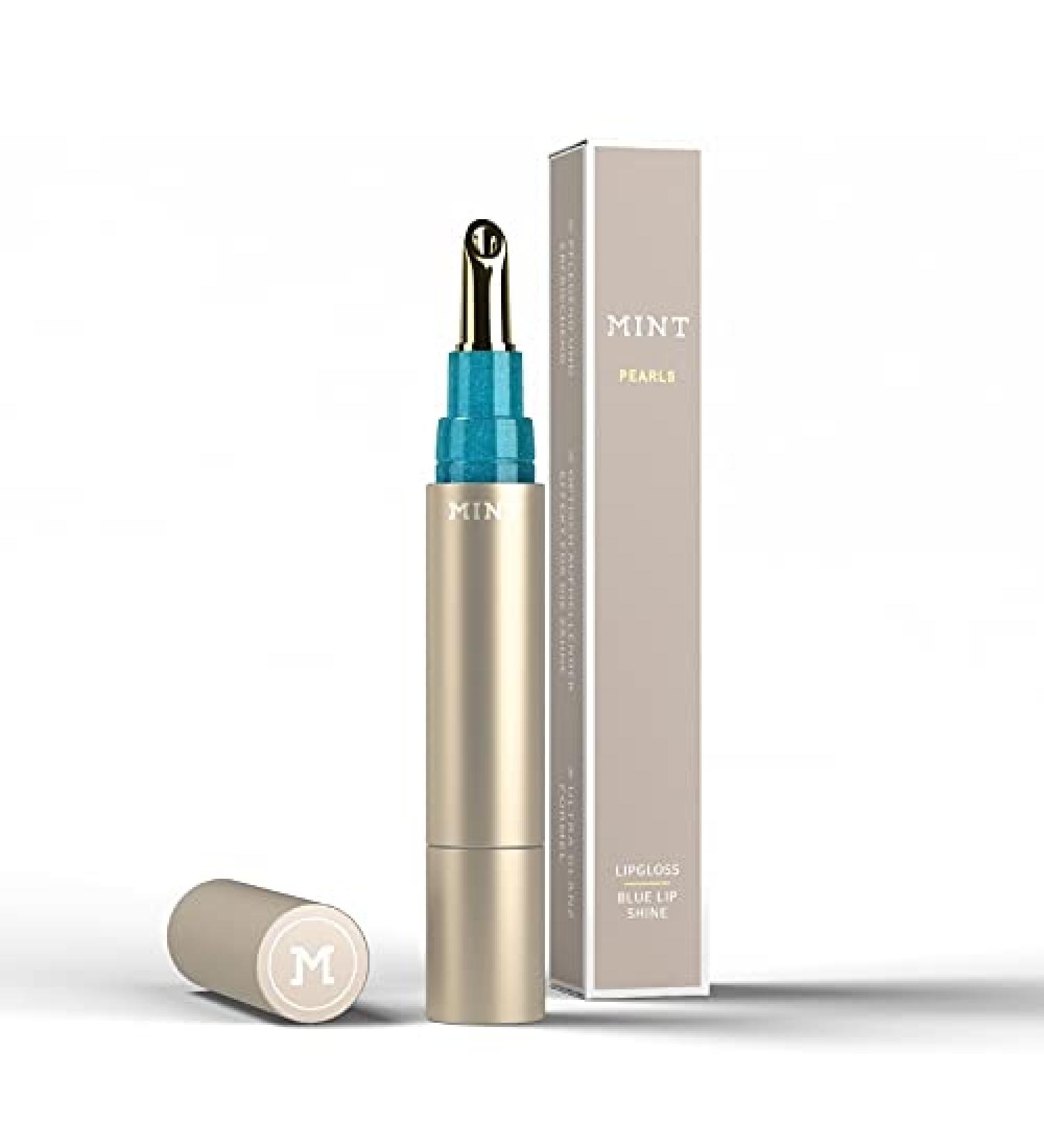Buy Dr. Mintcheva Mint Lip Gloss - Blue Lip Shine Pearls for Natural Lip Plumping & Instant Teeth Whitening (4ml) - Best International Shipping - Buy Online on GoSupps.com