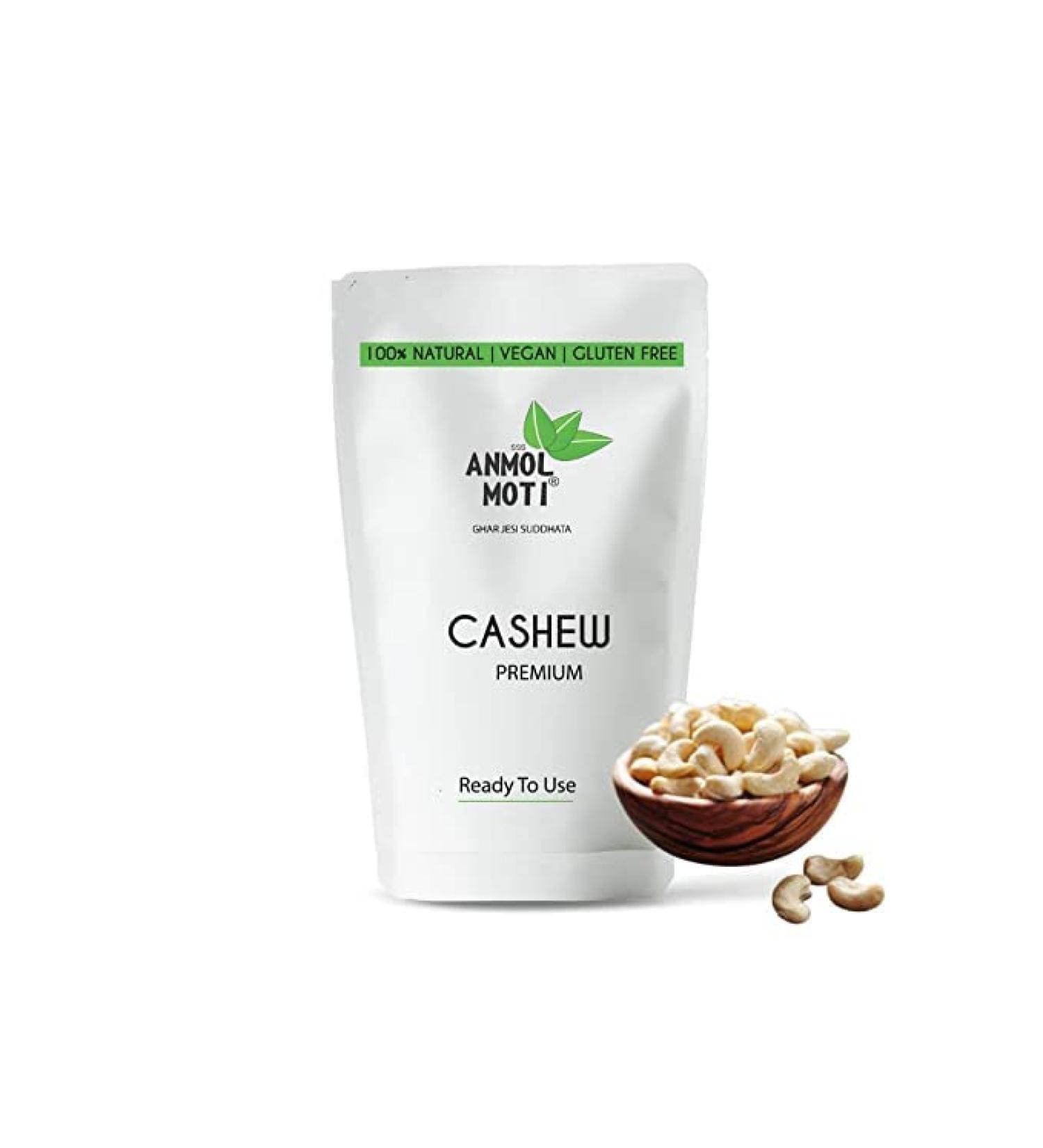 SHN ANMOL MOTI 555 Dry Fruits 100% Natural Premium Whole Kaju Cashew Nuts (500 gram)