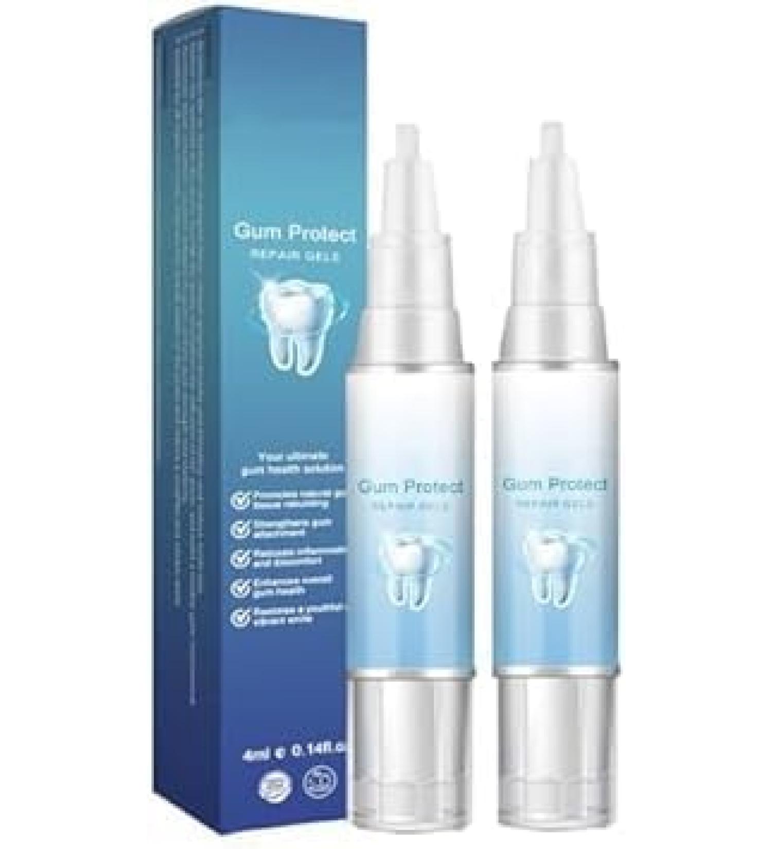 Gums Therapy Gel - Advanced Gum Shield & Tooth Whitening Essential (2 pcs) | Effective Gum Care & Oral Health Solution - Buy Online on GoSupps.com