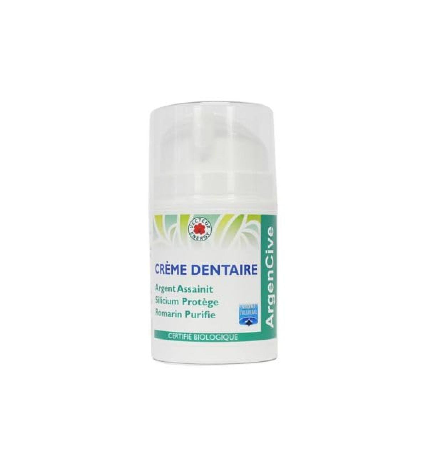 Argencive - Colloidal Silver Dental Cream 100ppm Organic - 50ml