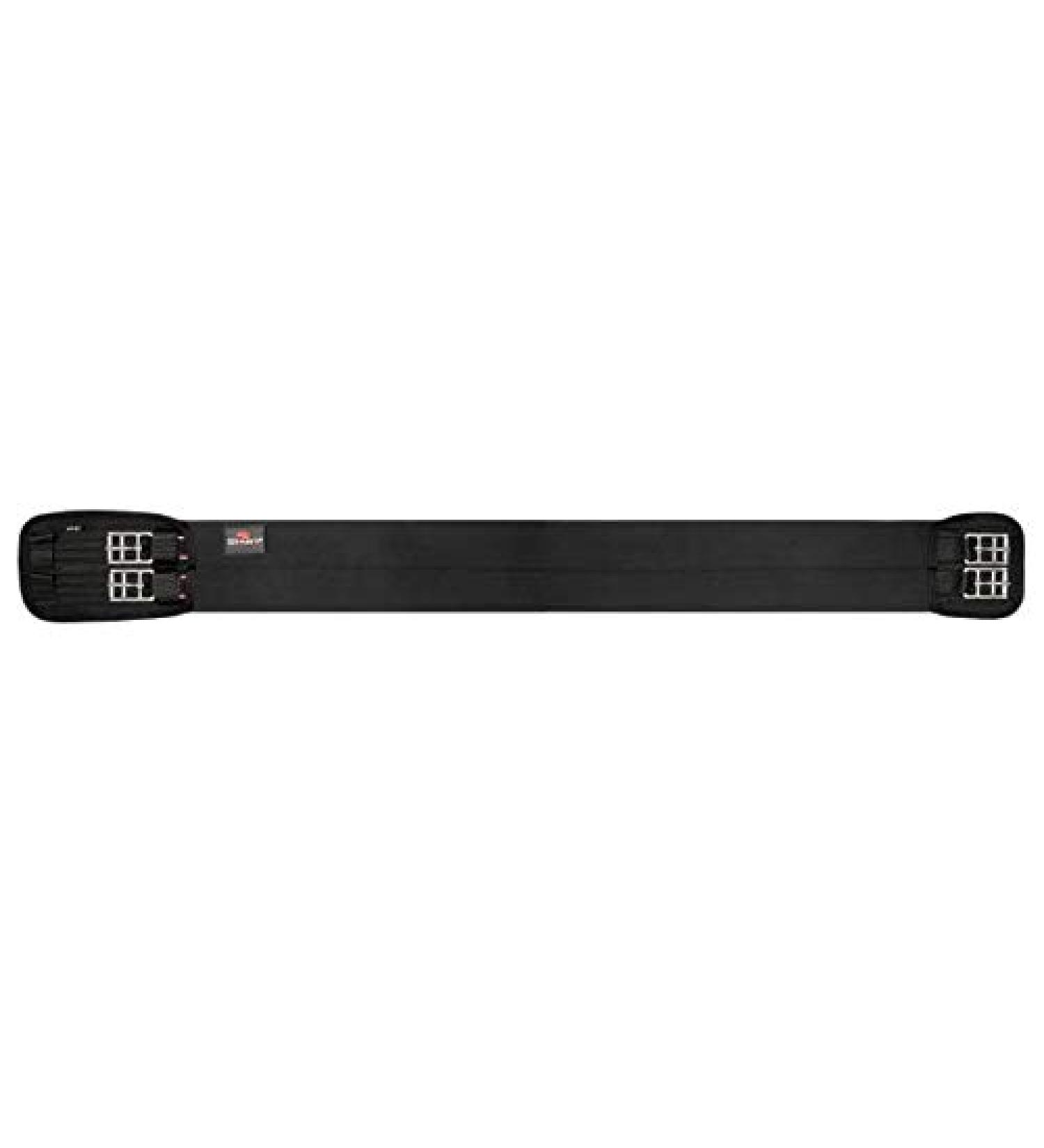 Saddle belt made of neoprene Start Elastic neoprene dressage collar belt with elastic band short belt for horses riding strap dressage long belt black dressage belt (black 95 cm) 95 cm black