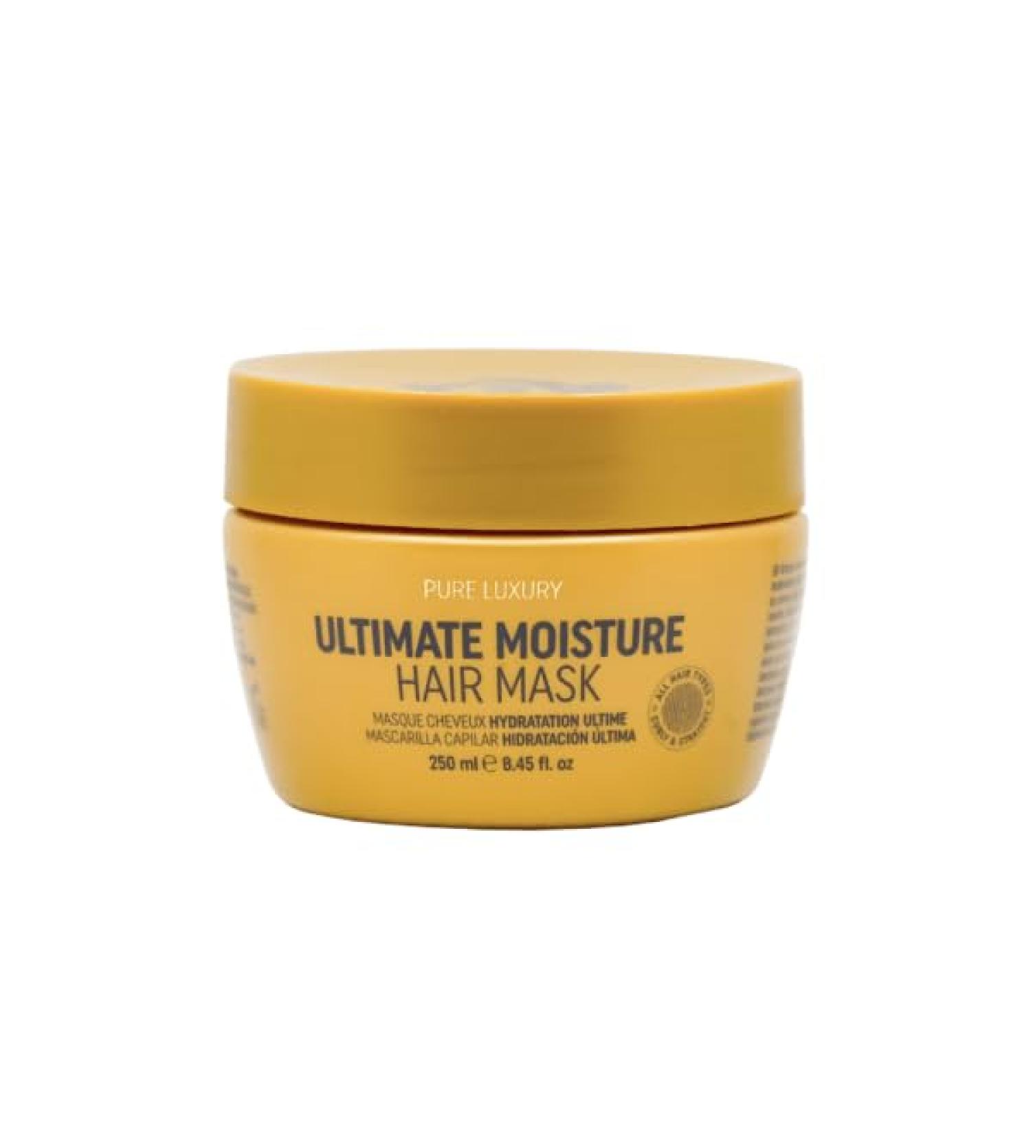RICH Pure Luxury Ultimate Moisture Hair Mask - Deep Conditioning for Dry & Damaged Hair with Marula Oil & Cherry Blossom - 8.45 oz | International Shipping Available - Buy Online on GoSupps.com
