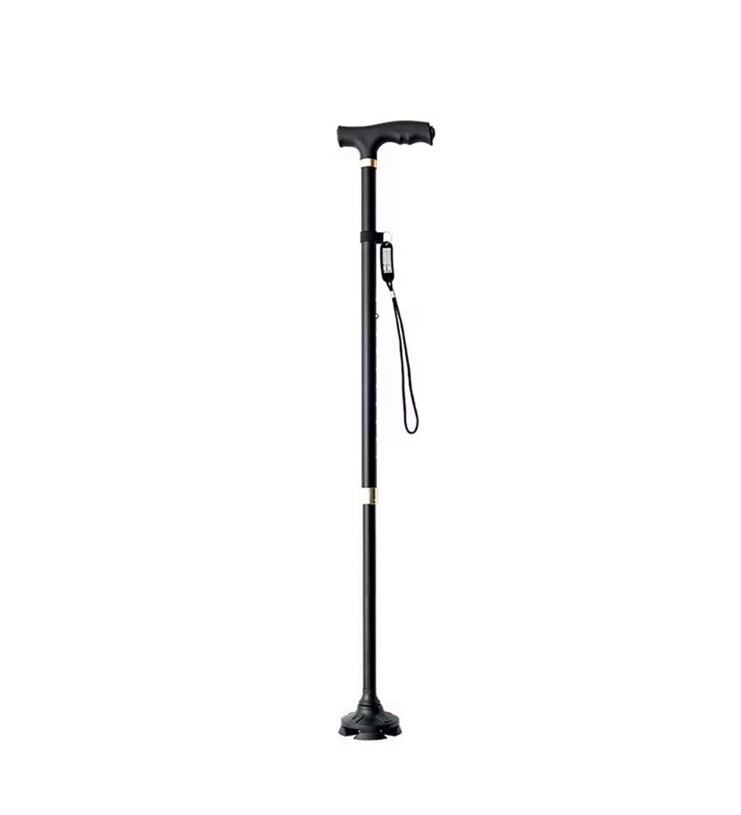 WANGXIAOLINshouzhang Walking Stick Crutch Telescopic with LED Lights Walking Stick Aluminum Cane Height Adjustable Telescopic Four Corner Outdoor Walking Sticks for The Elderly crutch-11.19 - Buy Online on GoSupps.com