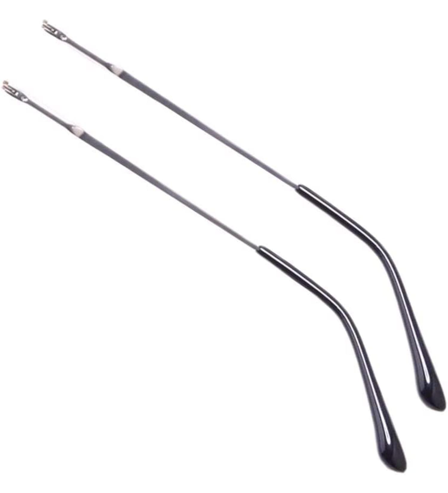 VIORNO Silver Glasses Legs - Vintage Metal Replacement Temples | 1 Pair of Durable Spring Temples for Eyewear - Buy Online on GoSupps.com