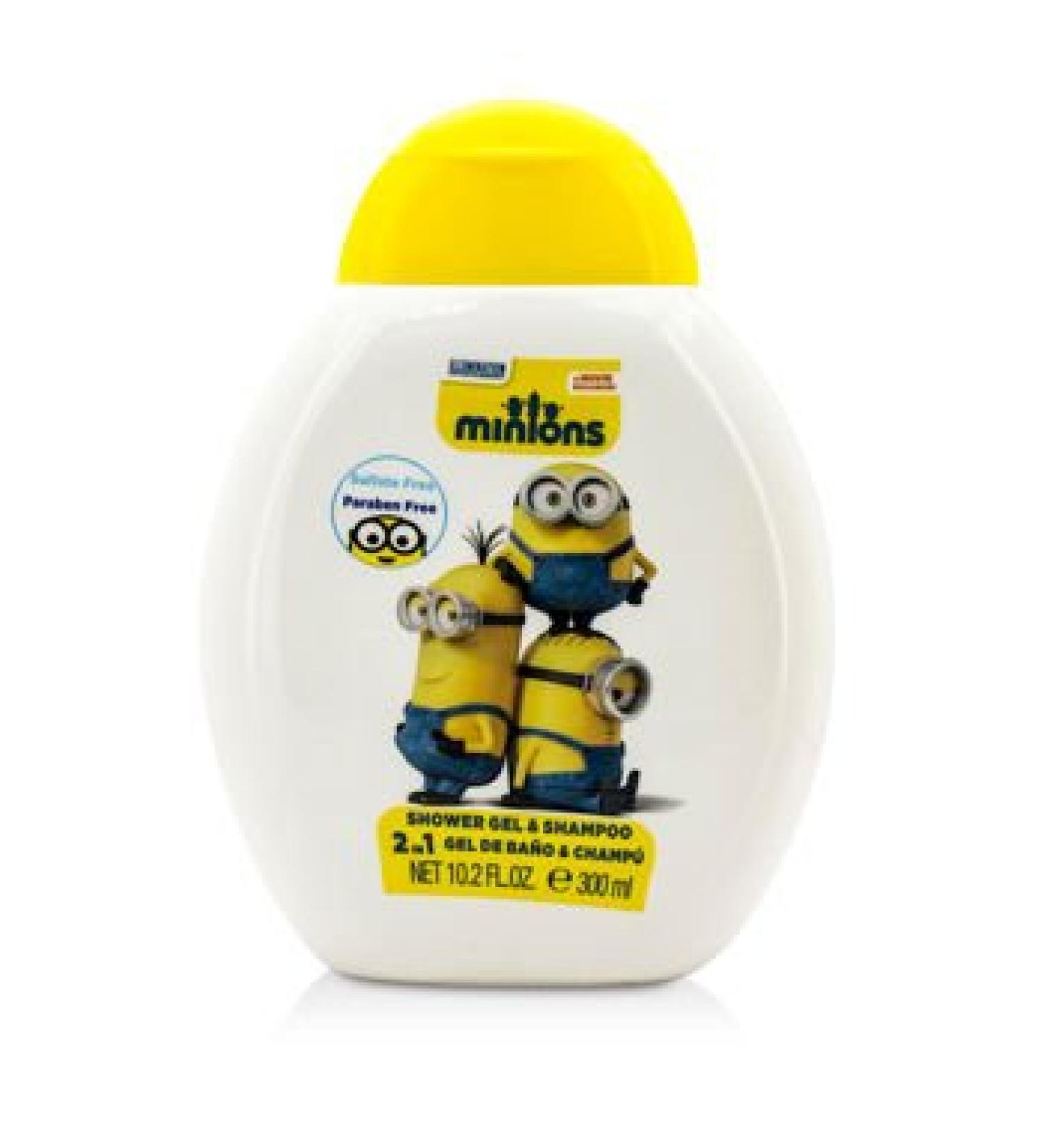 Air-Val International Minions 2 In 1 Shower Gel & Shampoo 10.2oz 10.0 ounces