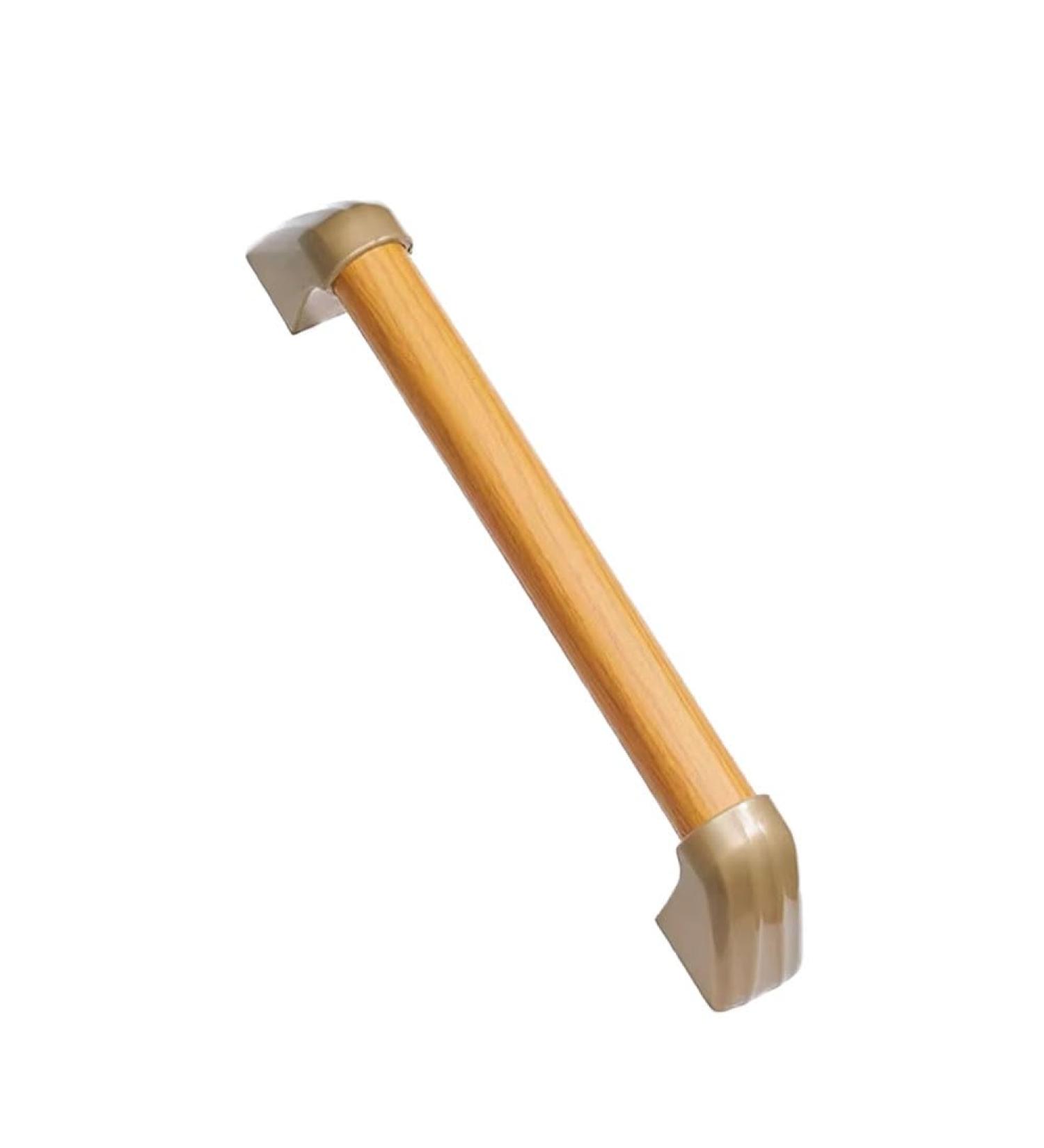Suitable For The Elderly Pregnant Women Handicapped Safety Handles Non-slip And Anti-fall Shower Wood Grain Handrails Waterproof And Anti-mold Suitable For Use In The Bathroom(Dark color 40cm) 40cm Dark color - Buy Online on GoSupps.com