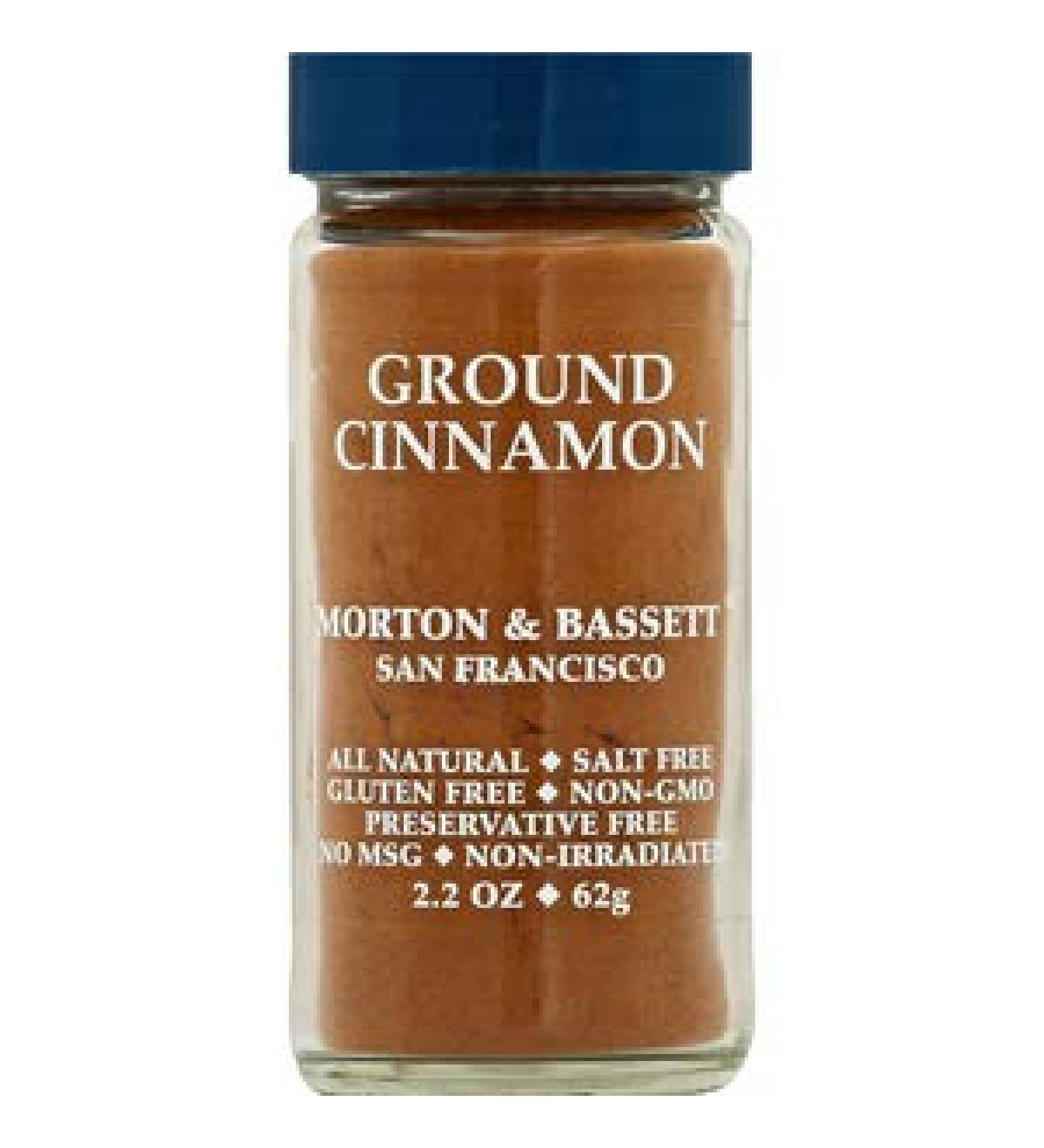 Morton & Bassett Ground Cinnamon, 2.7 Ounce (Pack of 3)
