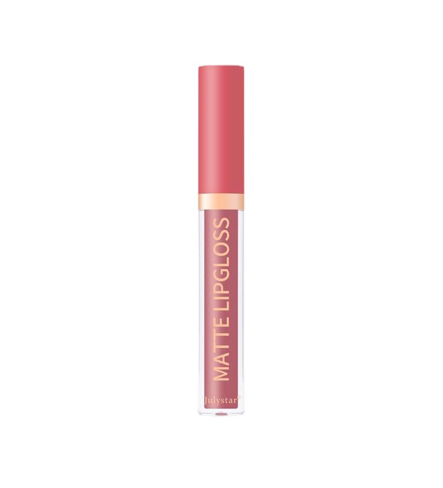 INTEROOKIE Matte Lip Gloss Matte Lip Gloss with Non-Stick Cap Non-Fade Lip Gloss Real Makeup. (10#) - Buy Online on GoSupps.com