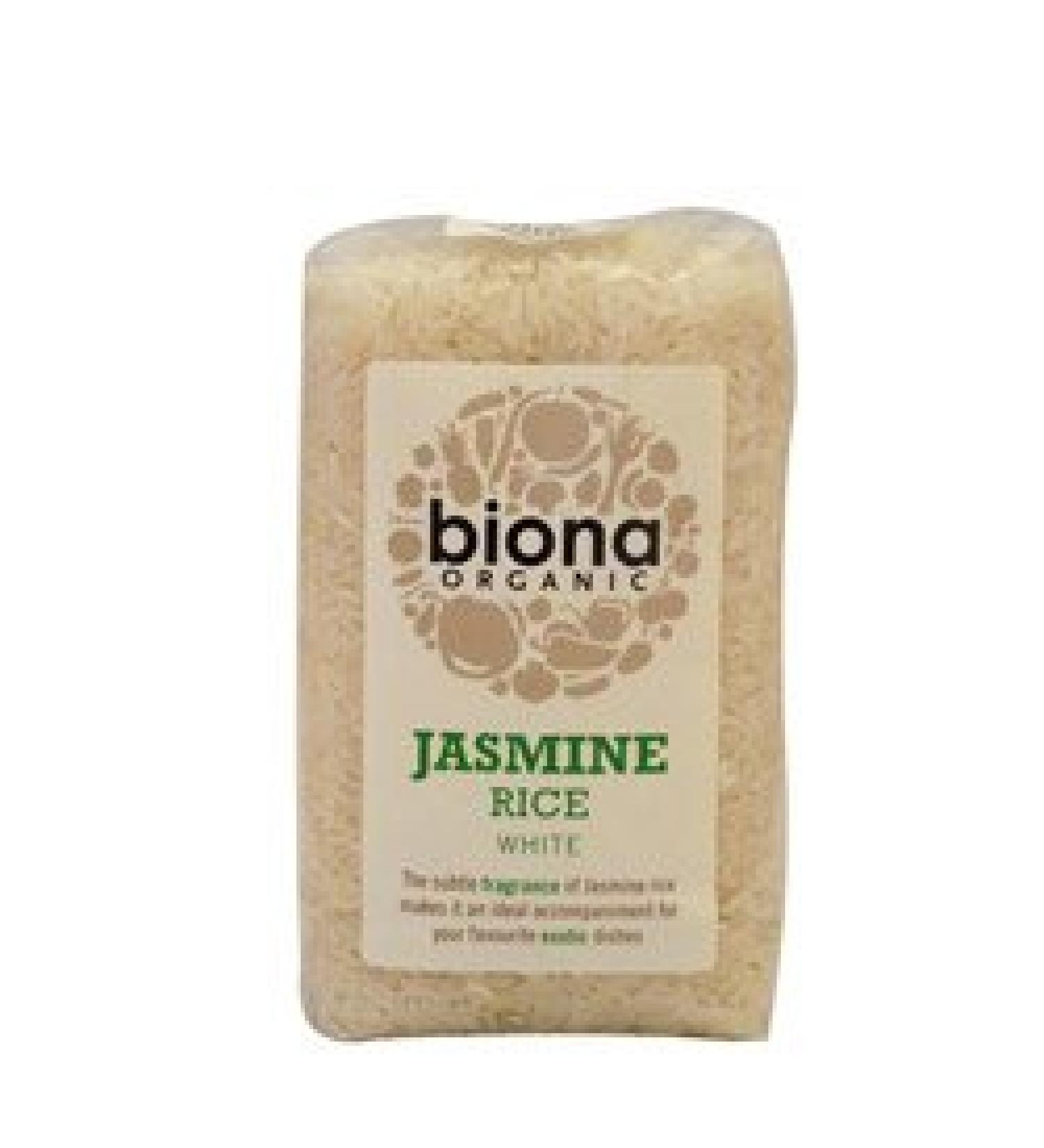 Biona Org White Jasmine Rice 500g x 1