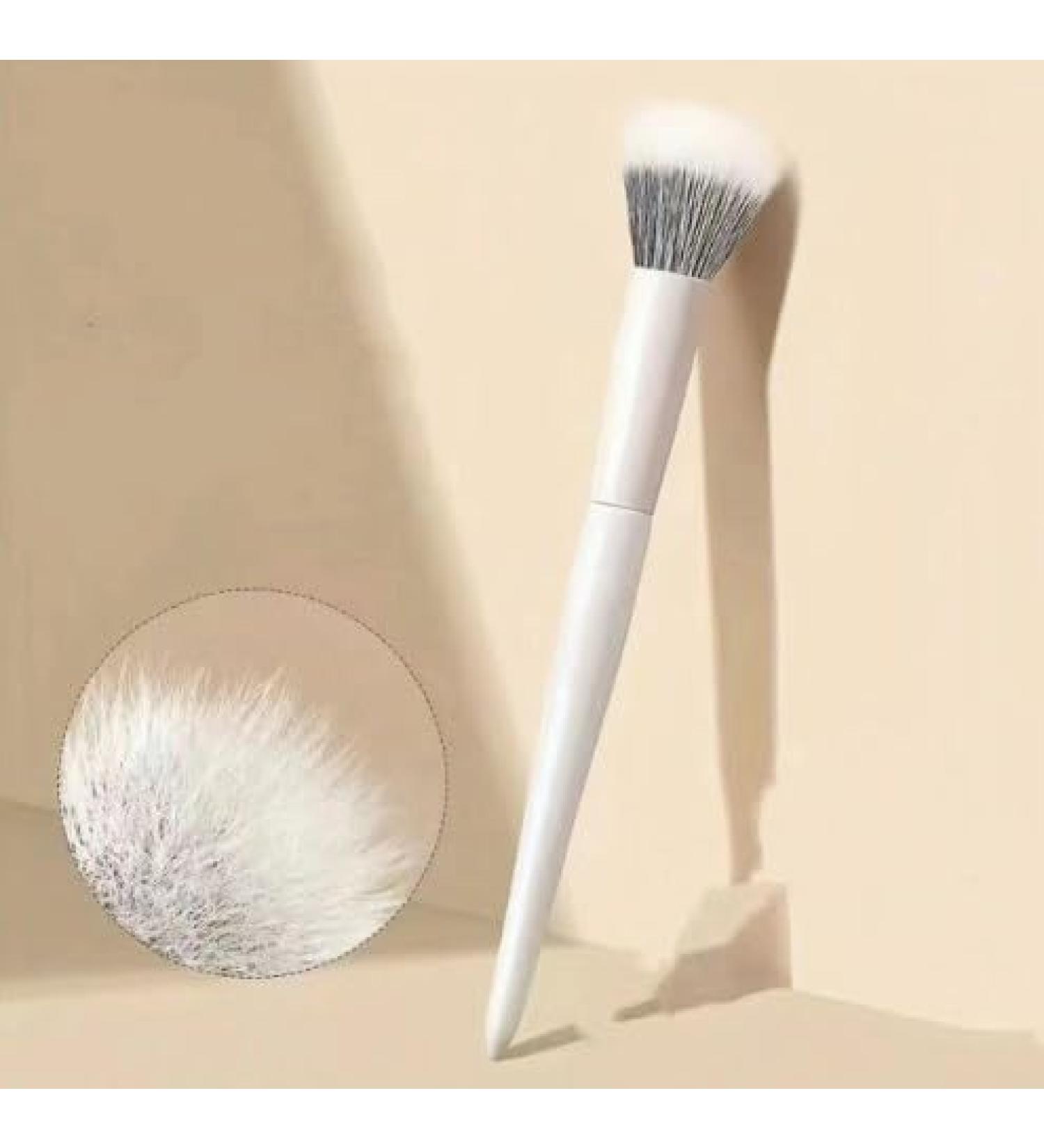 Makeup Brushes by Lady of Eshgh | 8pc Full Face Set with Travel Bag | Professional Cruelty-Free & Natural Hair-Like Bristles | Porcelain White Finish - Buy Online on GoSupps.com