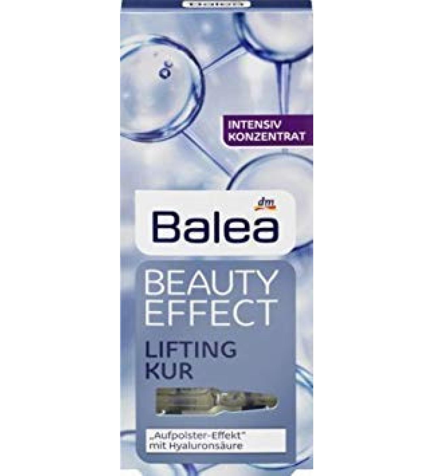 Balea Beauty Effect Lifting Treatment Ampoules With Hyaluronic Acid Balea Beauty Effect Lifting Kur 24er PACK - 24x (7x0.03 fl.oz.)