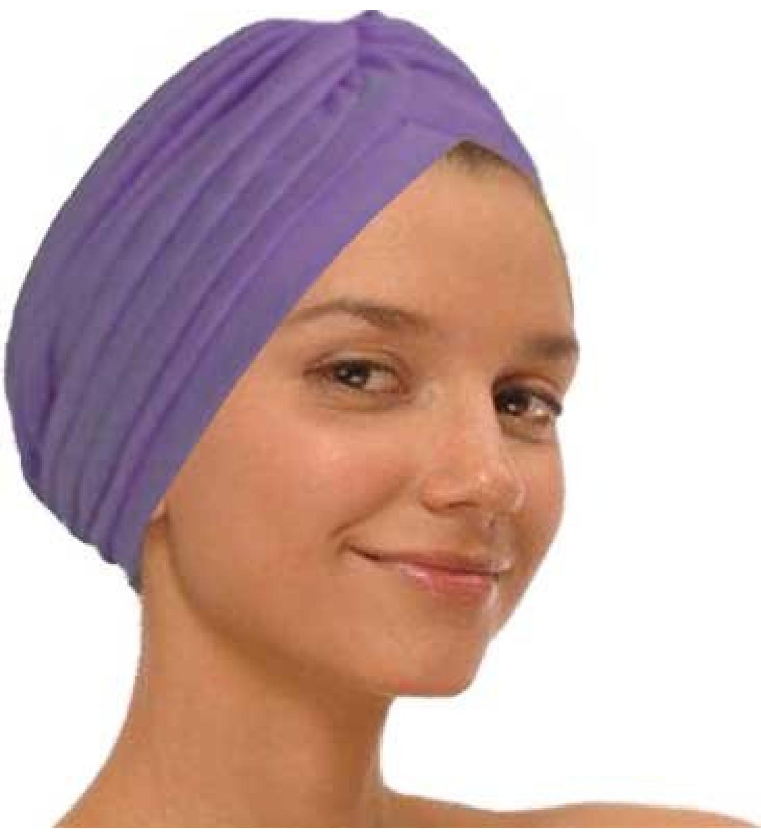 Beautifeye Fashion Turban Funky Headwrap Bandana Style Also Ideal for Hair Loss and Chemo (Purple)