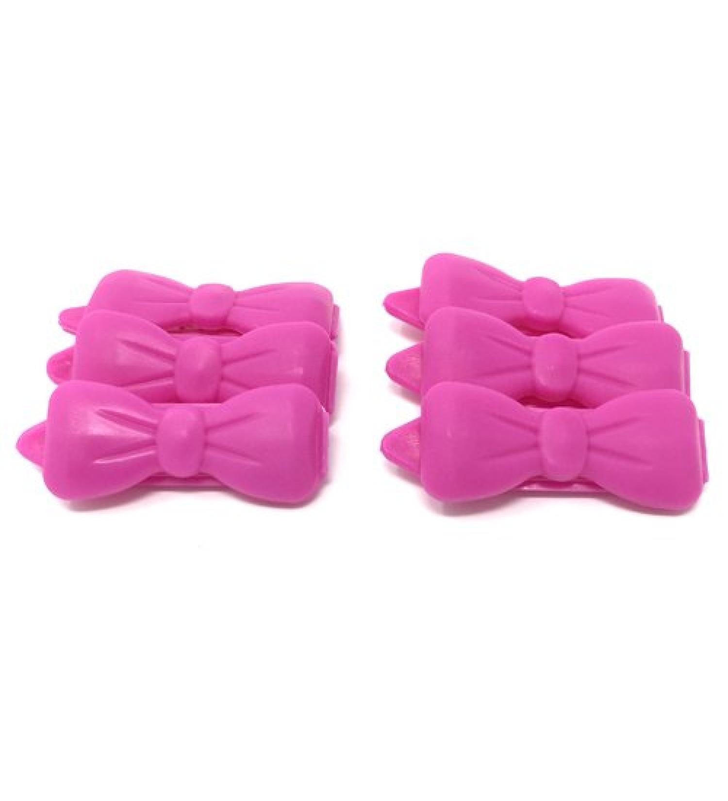 Mini Hair Clip for Pets Hair Accessories Dog Hair Clip 6 Pieces Hair Clips Fuchsia 13