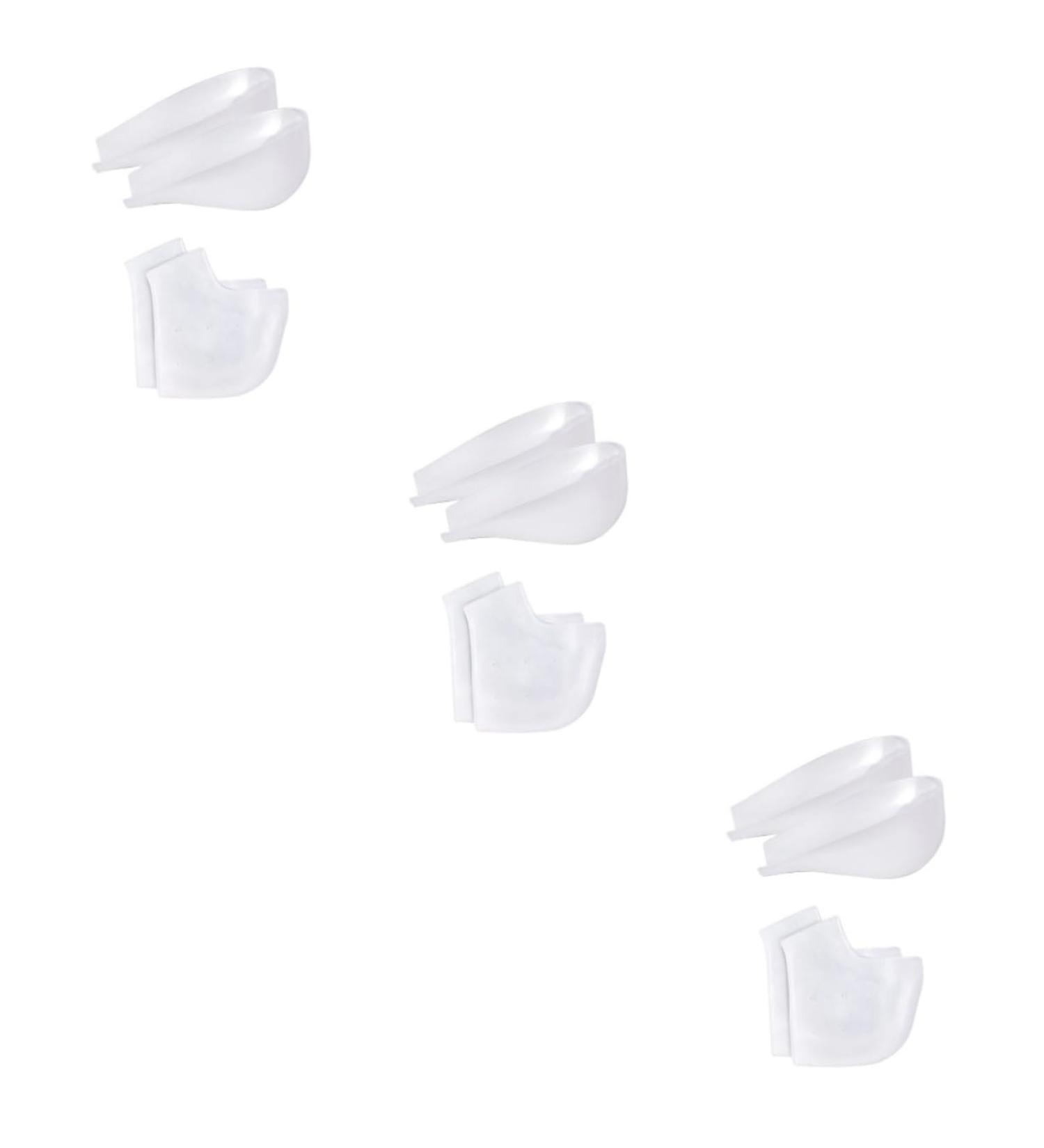 NOLITOY Heel Cover Silicone Gel Inserts - Men s Athletic Shoes Insoles & Cushions for Plantar Support - Comfortable Half Pad for Sneakers - White - Buy Online on GoSupps.com