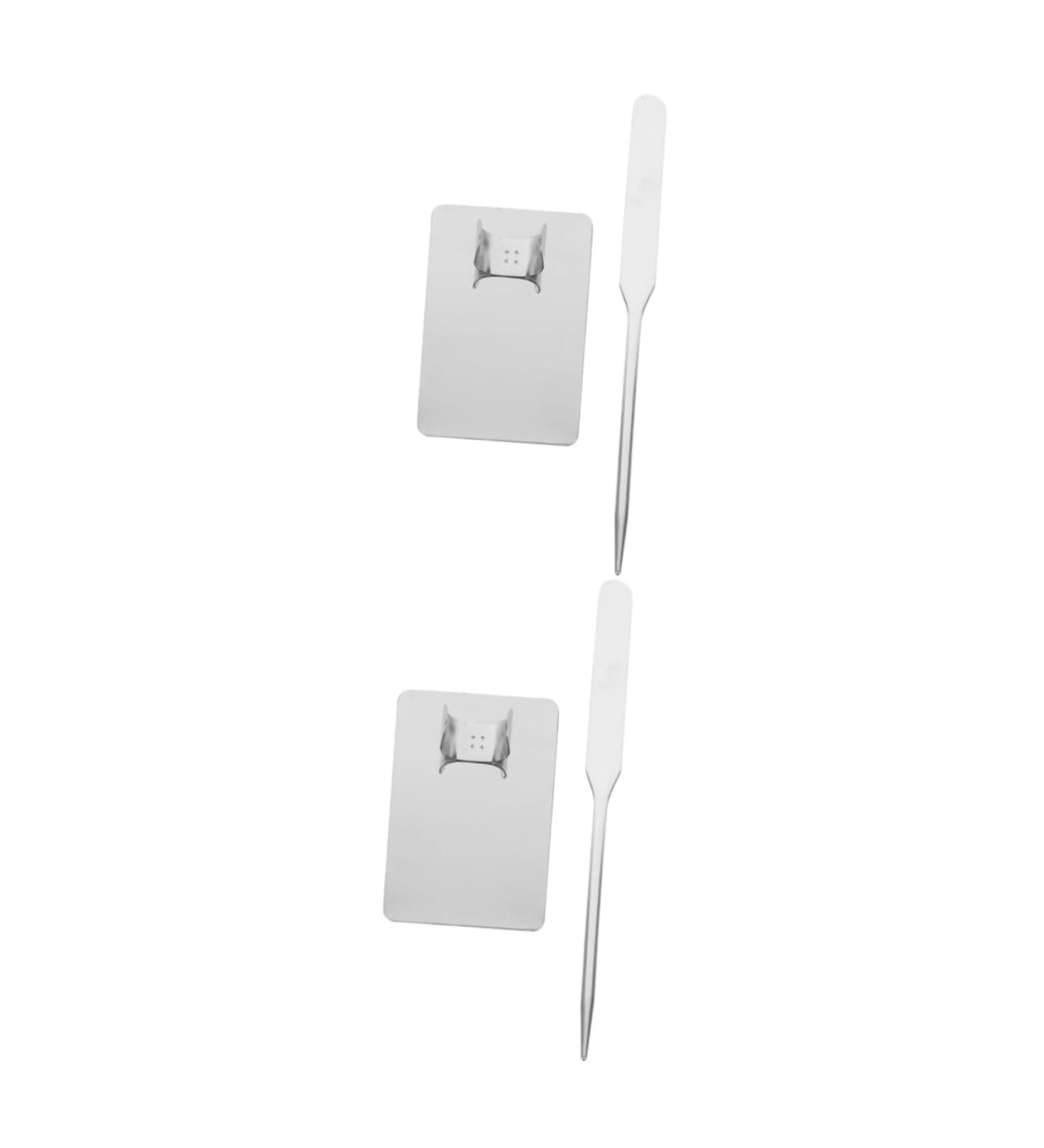 Buy EXCEART 2 Sets Palette Stick Scraper - Foundation Blending & Mixing Tool Kit for Cosmetics and Nail Polish - Stainless Steel Spatula Ideal for Manicure & Color Mixing - Buy Online on GoSupps.com