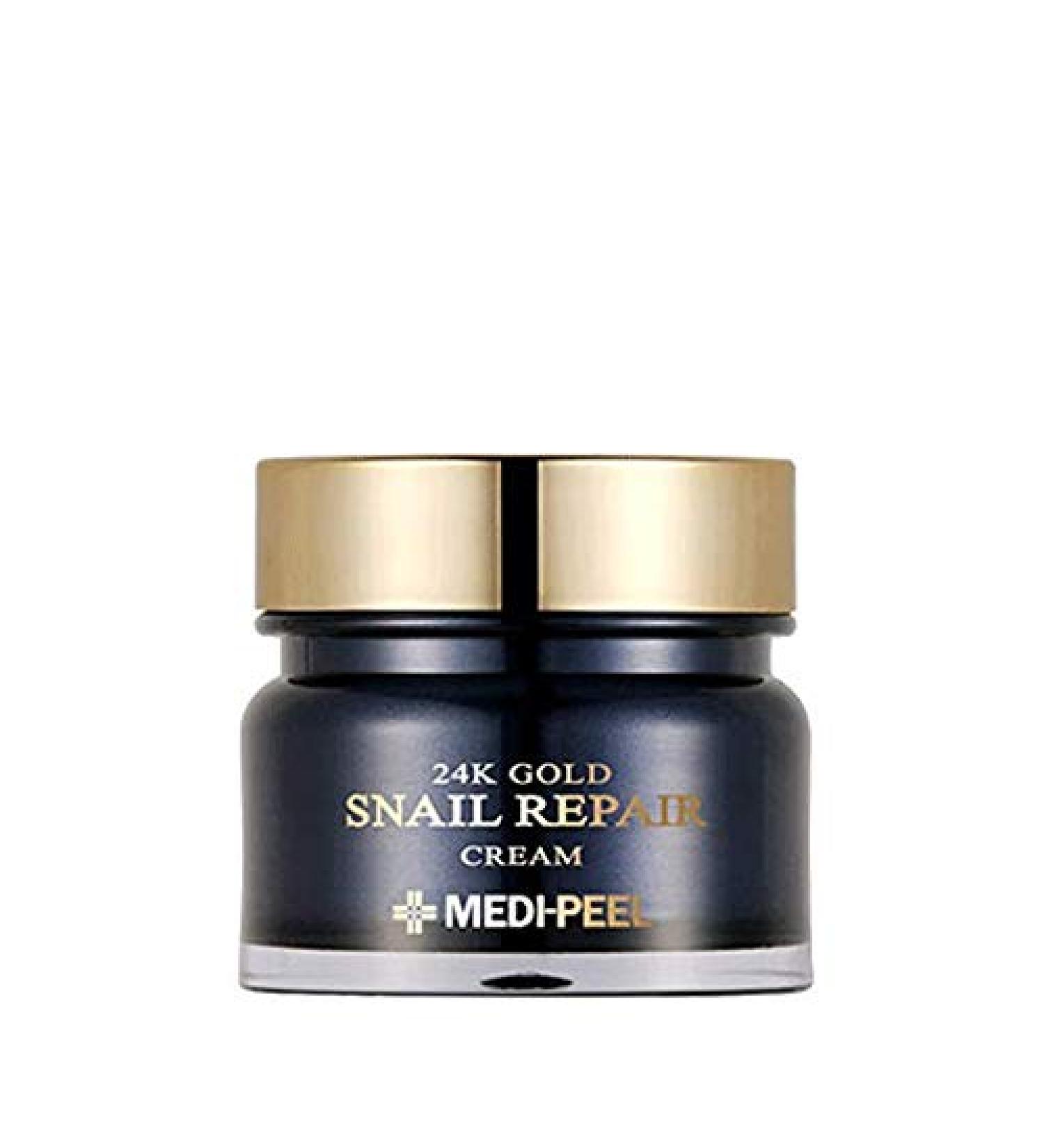 Buy MEDI-PEEL 24K Gold Snail Repair Cream 50g - Luxury Skin Repair & Anti-Aging | International Shipping Available - Buy Online on GoSupps.com