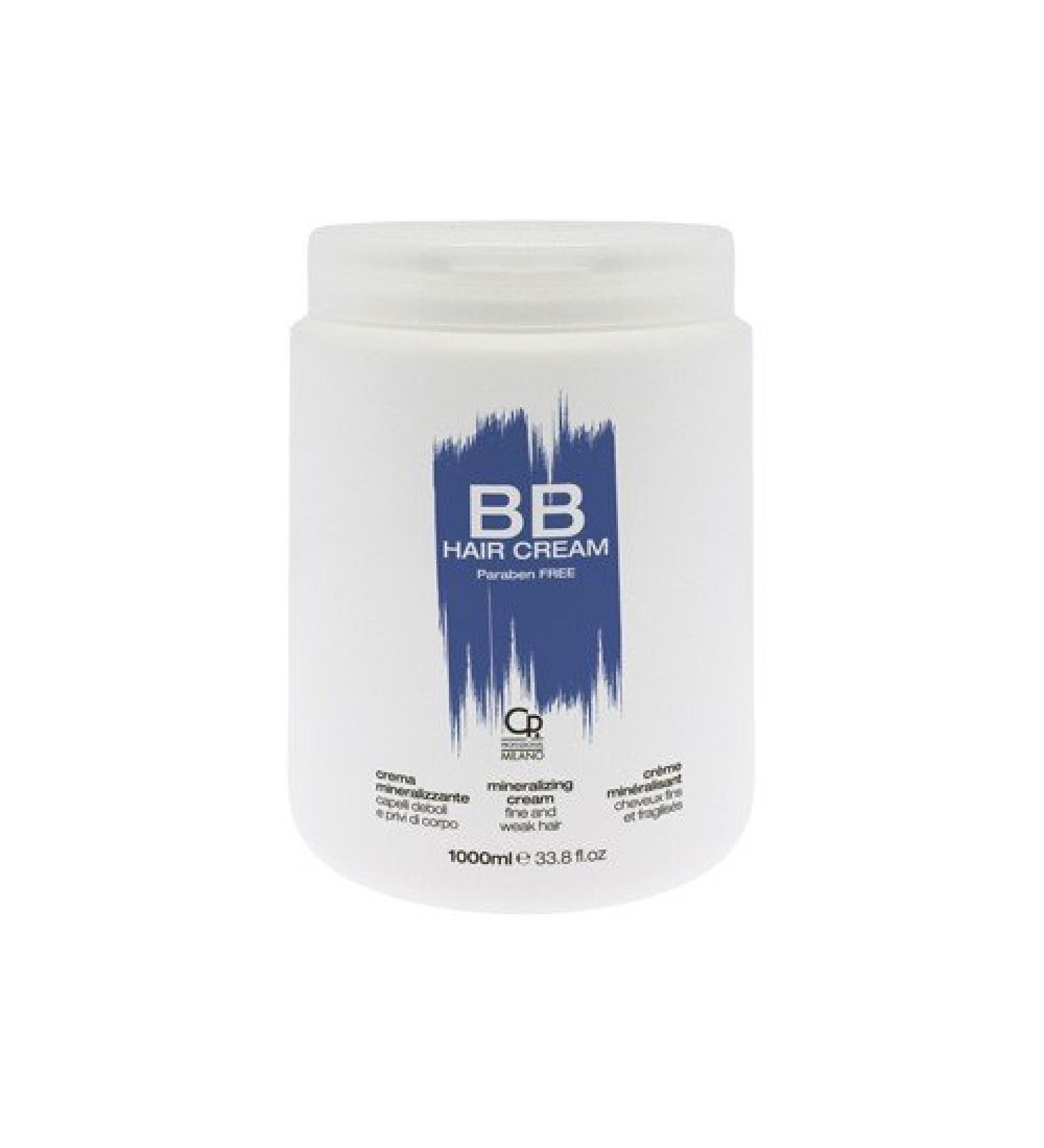 Bb Hair Care - Cr me Min rale - Masque Professionnel Id al Pour Les Cheveux Fragiles Et Fins - Soin Revitalisant Avec Min raux - 1 L