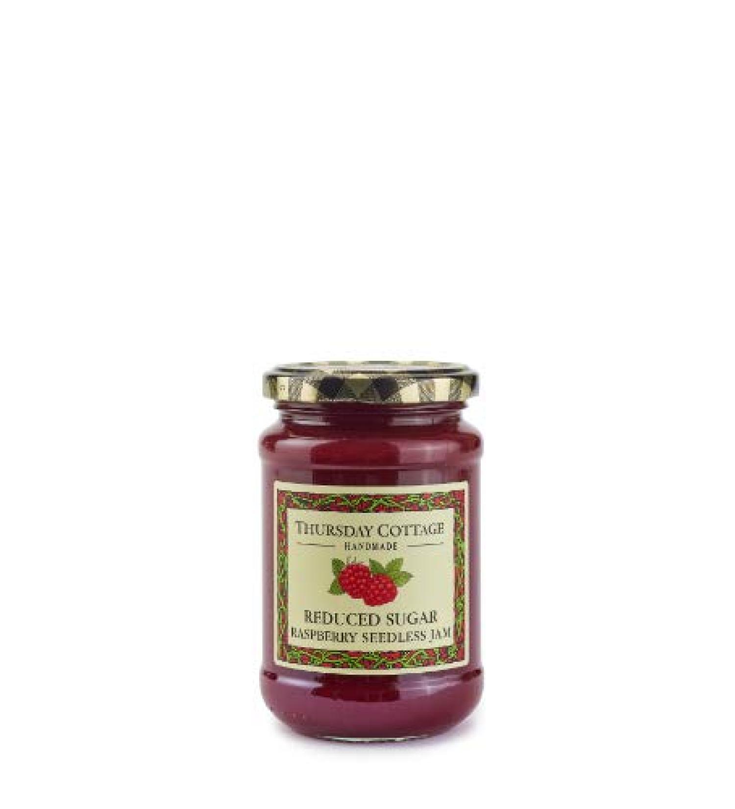 Thursday Cottage | Reduced Sugar Raspberry Seedless Jam | 3 x 315g