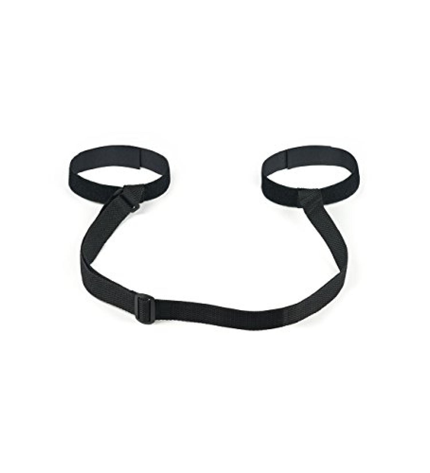 Black Yoga Mat Velcro Carry Strap | Convenient Mat Transport - Buy Online on GoSupps.com