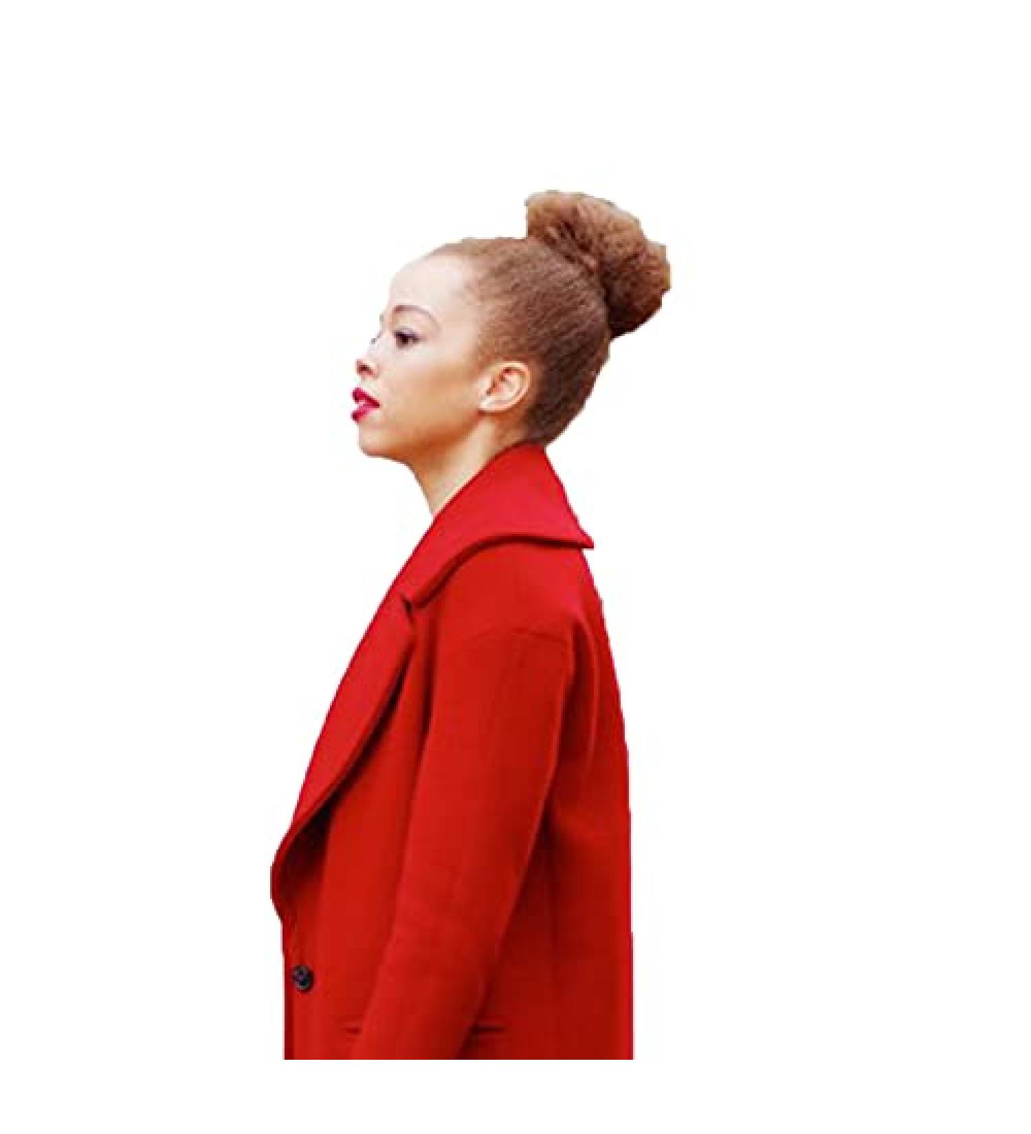 Natural Clip In Afro Hair Bun - Jet Black Purple Blue Synthetic Kinky Curly Puff Ponytail Extension for Women - 30 Inches - International Shipping Available - Buy Online on GoSupps.com