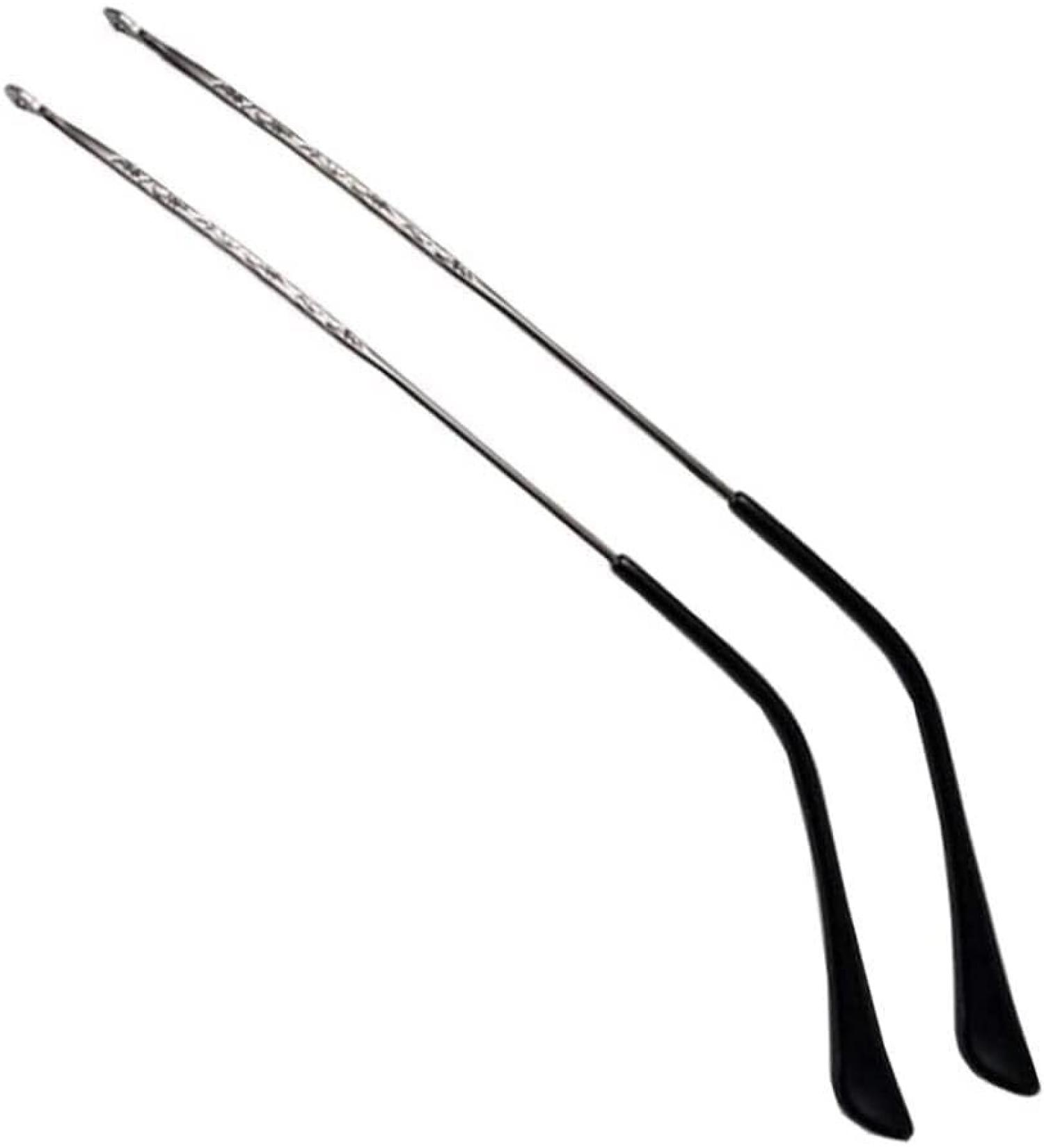 DeeboW Glasses Replacement Temples - Gray Vintage Metal Eyeglass Arms for Yewear Leg - 1 Pair - Buy Online on GoSupps.com