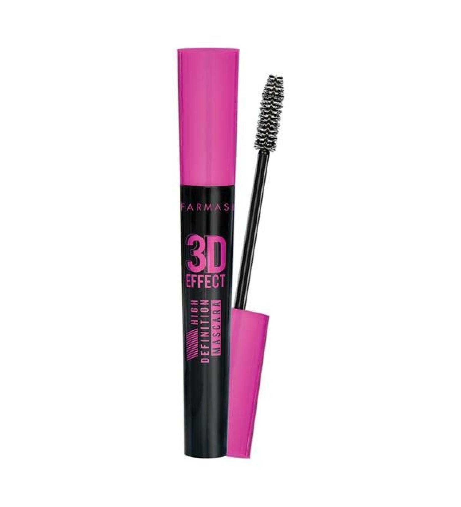 Farmasi 3D Effect High Definition Mascara - Volumizing, Lengthening, Lifting, Curling - No Smudging, Lasting All Day - 0.33 fl. Oz (Pack of 1) - Buy Online on GoSupps.com
