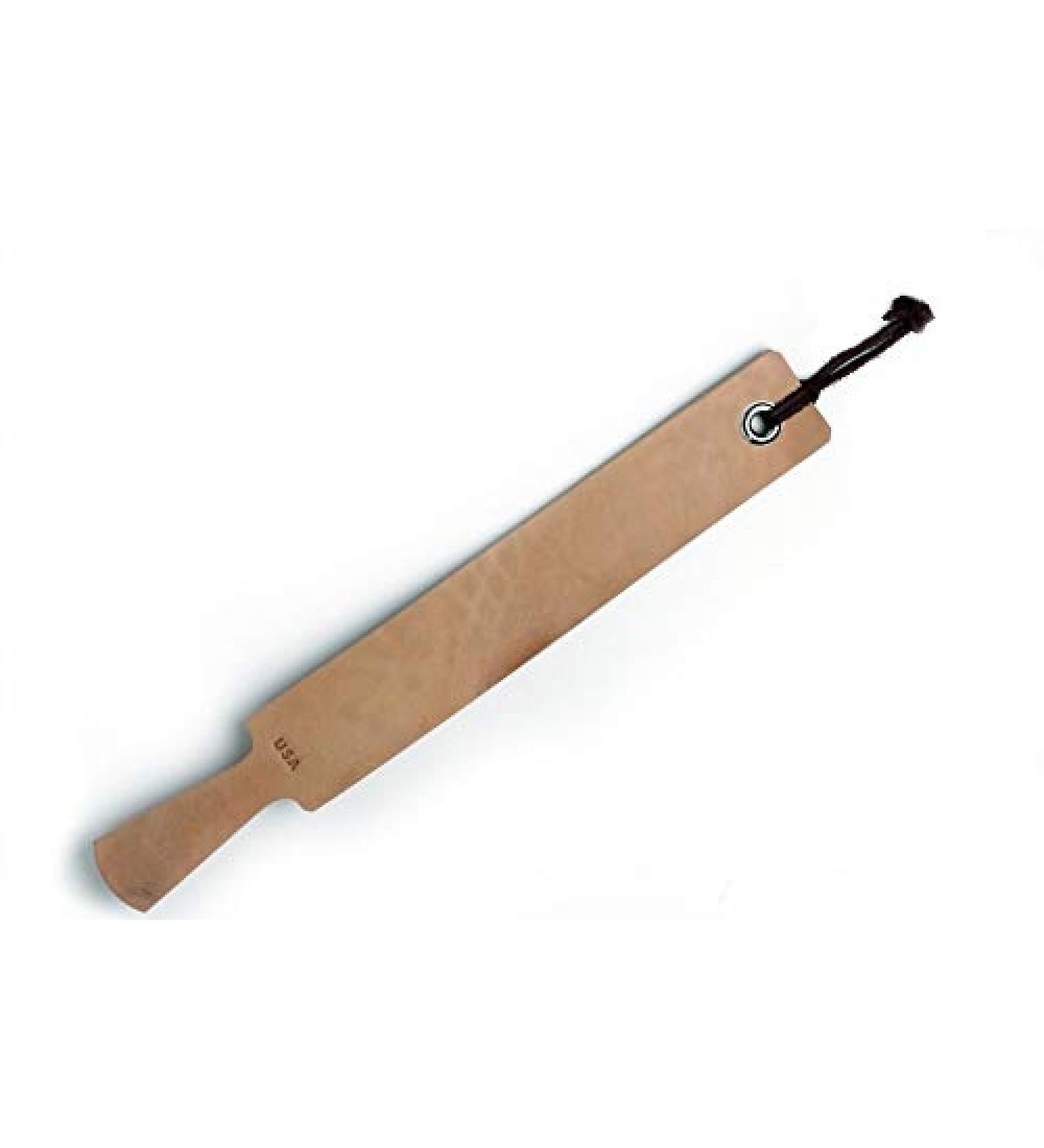 15" Razor Emporium Travel Beginner Horsehide Straight Razor Strop | Made in USA