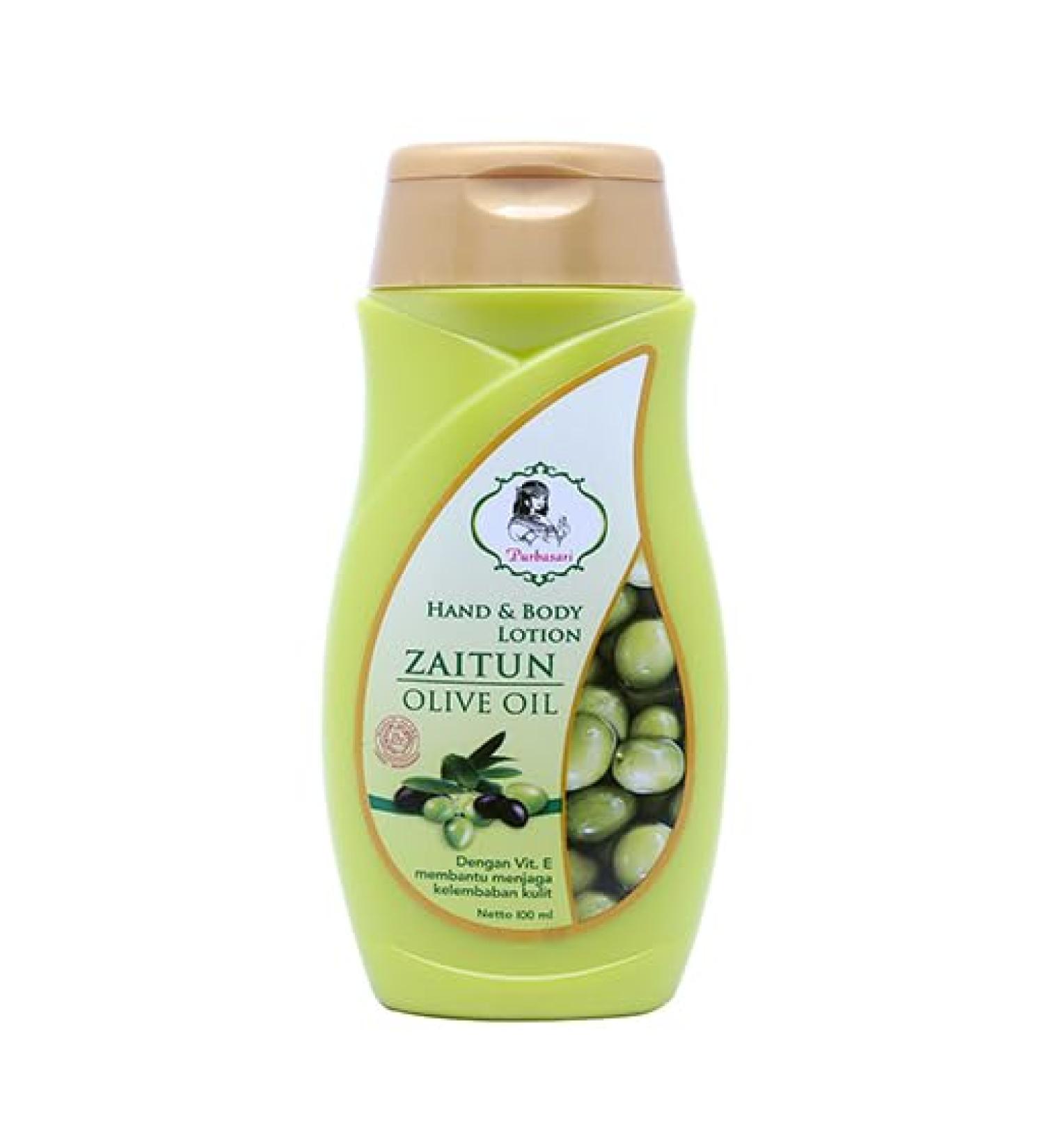 Purbasari Hand and Body Lotion Minyak Zaitun Olive Oil 100 ml (Pack of 1) - Buy Online on GoSupps.com