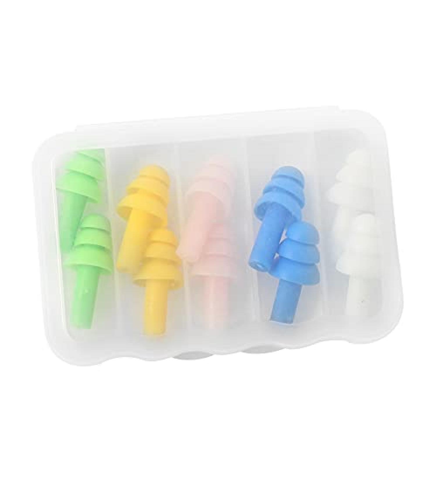Ear Plugs Soundproof earplugs Anti-Noise Students snoring Sleep Sleeping Dormitory Anti-Noisy (M-Five-Color Random) Ear Plugs - Buy Online on GoSupps.com