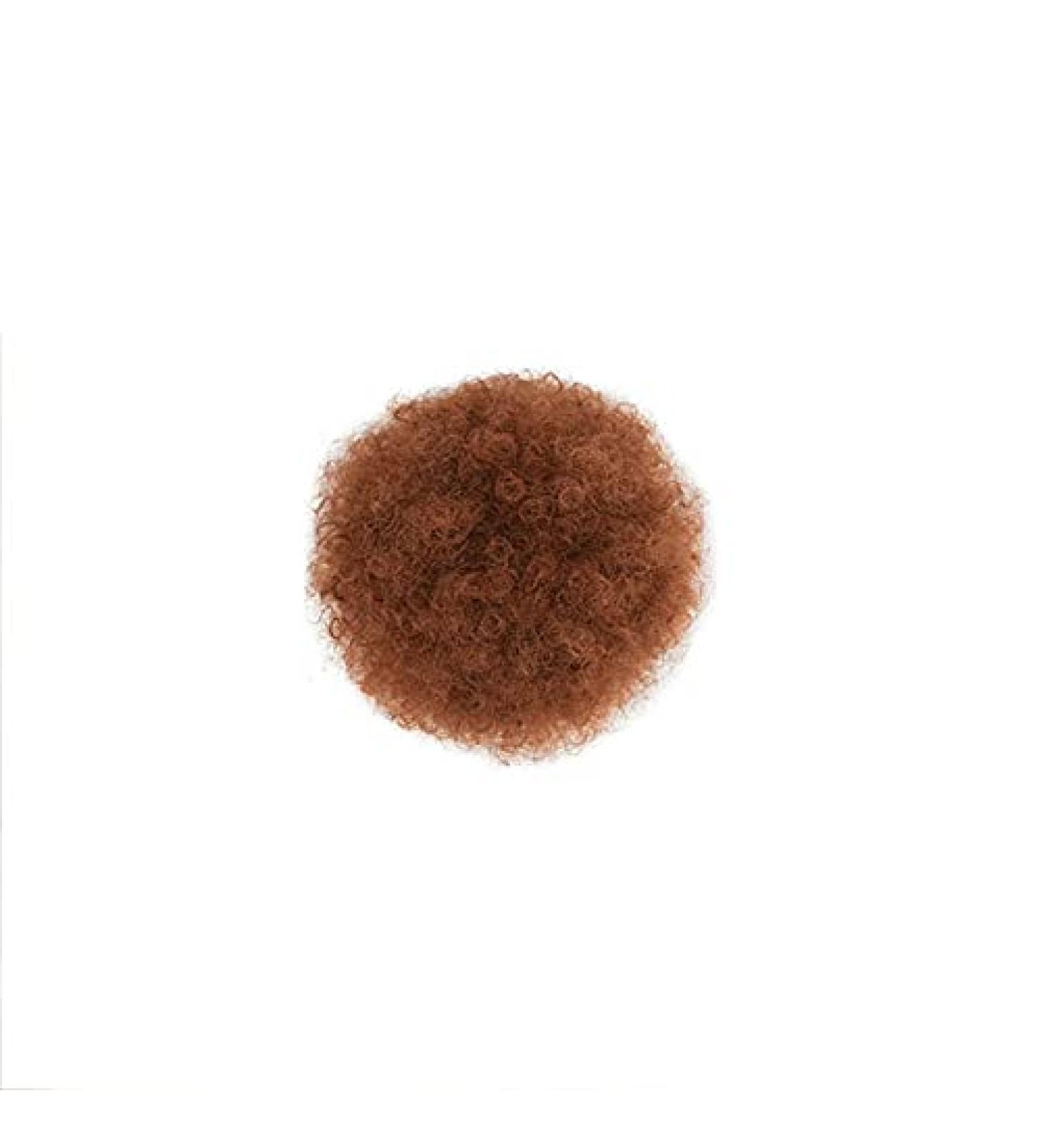 Shop Inch Afro Hair Bun Ponytails Extensions - Natural Synthetic Curly Donut Clip In Bun Hairpiece for Black Women HS27 - Buy Online on GoSupps.com