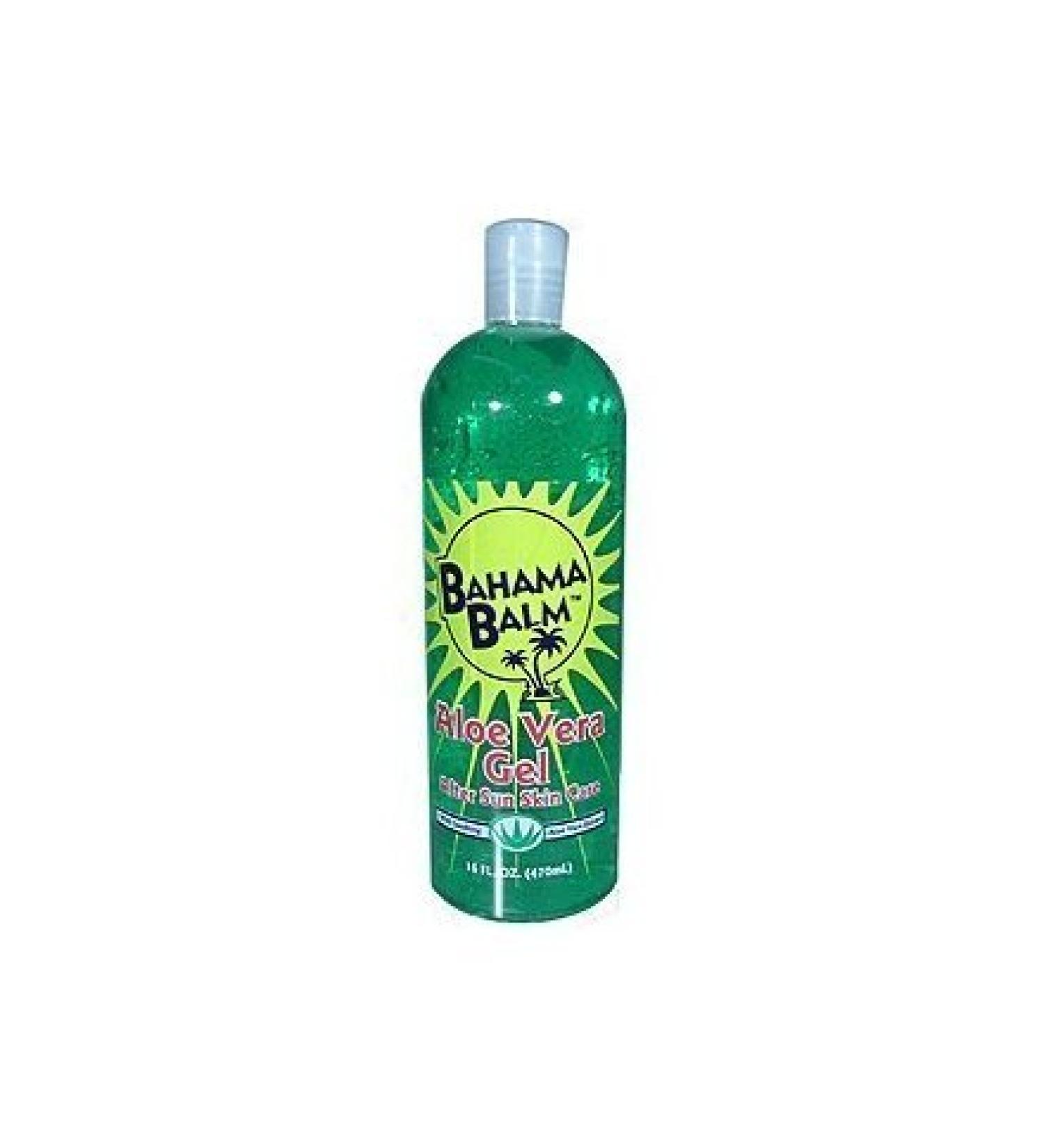 BAHAMA BALM Aloe Vera Gel After Sun Skin Care 16oz/470ml