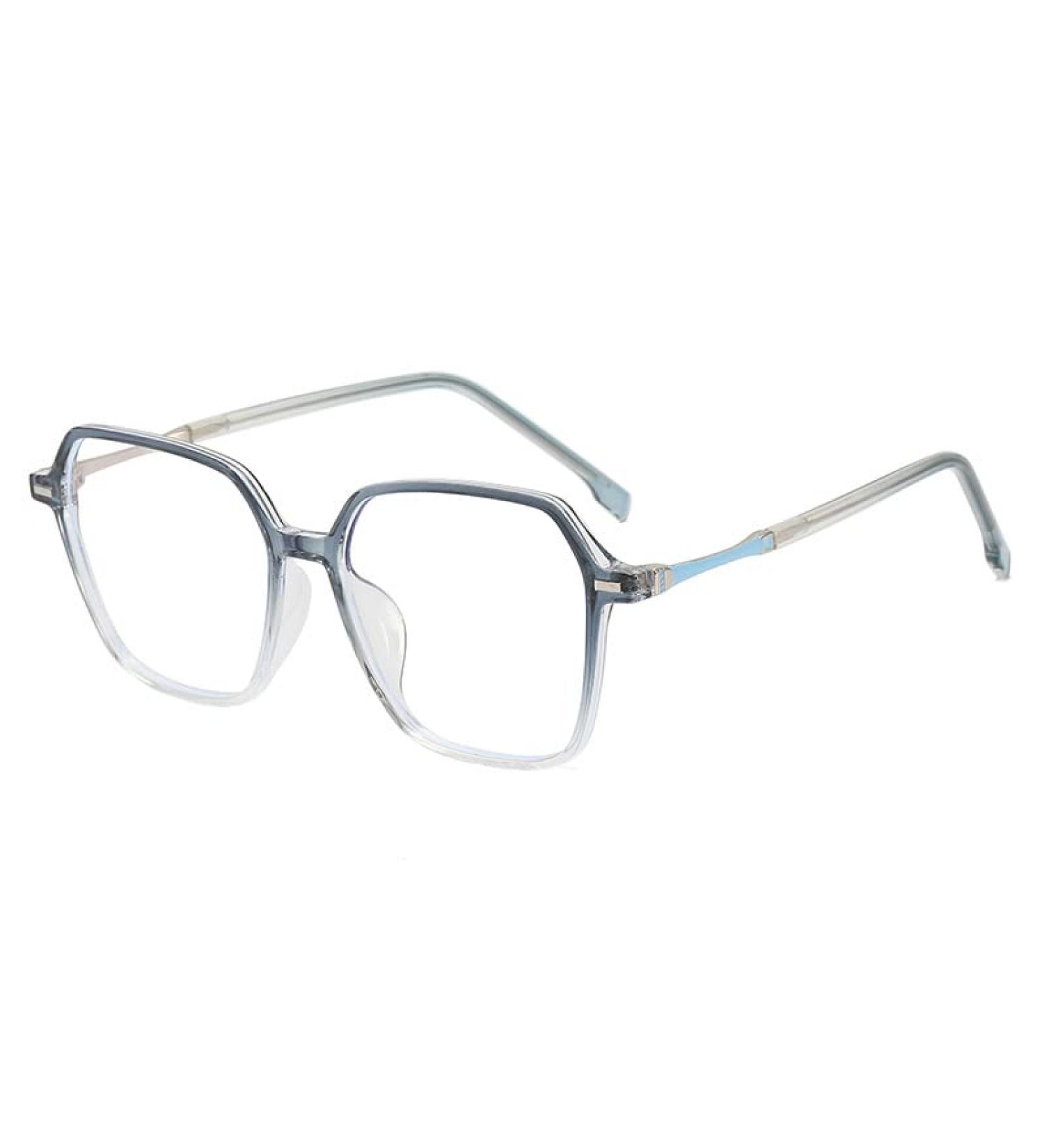PARWANA Anti Blue Light Square Reading Glasses +3.00 | Designer Oversized Eyewear for Eyestrain Relief - Shop Internationally - Buy Online on GoSupps.com
