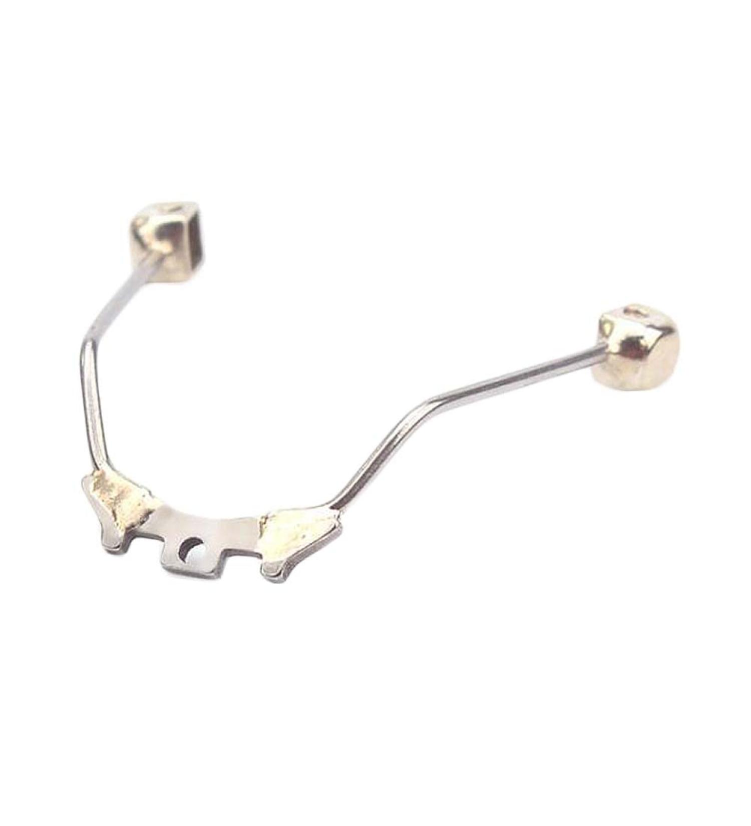 Noyota Metal Nasal Cushion Holder - Replacement Nose Bridge for Glasses Frames - Screwable Silver Plug-In Repair Set - Buy Online on GoSupps.com