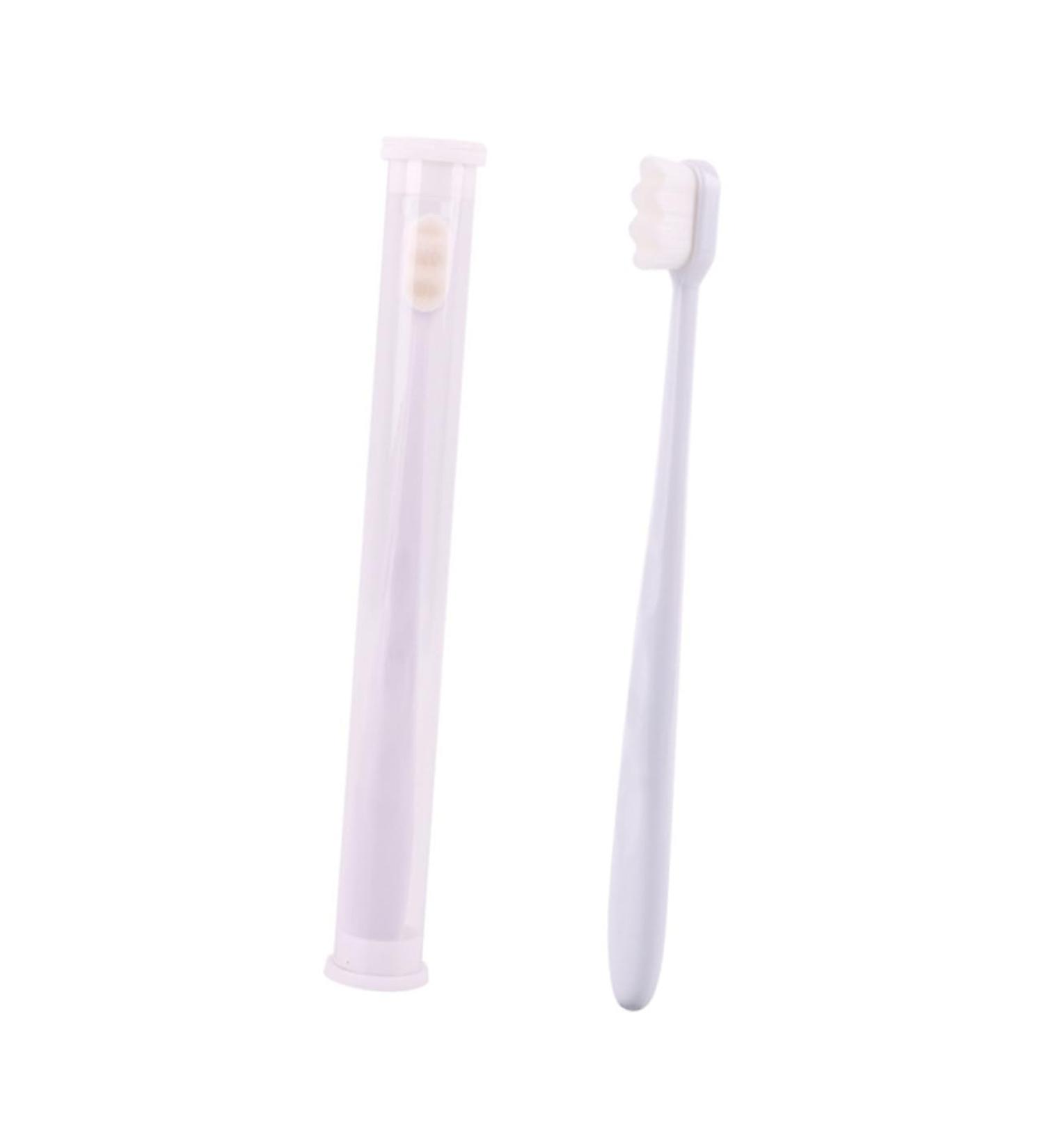 Minkissy Oral Tool Toothbrushes - Soft Micro-Nano Travel Toothbrush for Superior Oral Hygiene & Bristle Cleaning - Buy Online on GoSupps.com