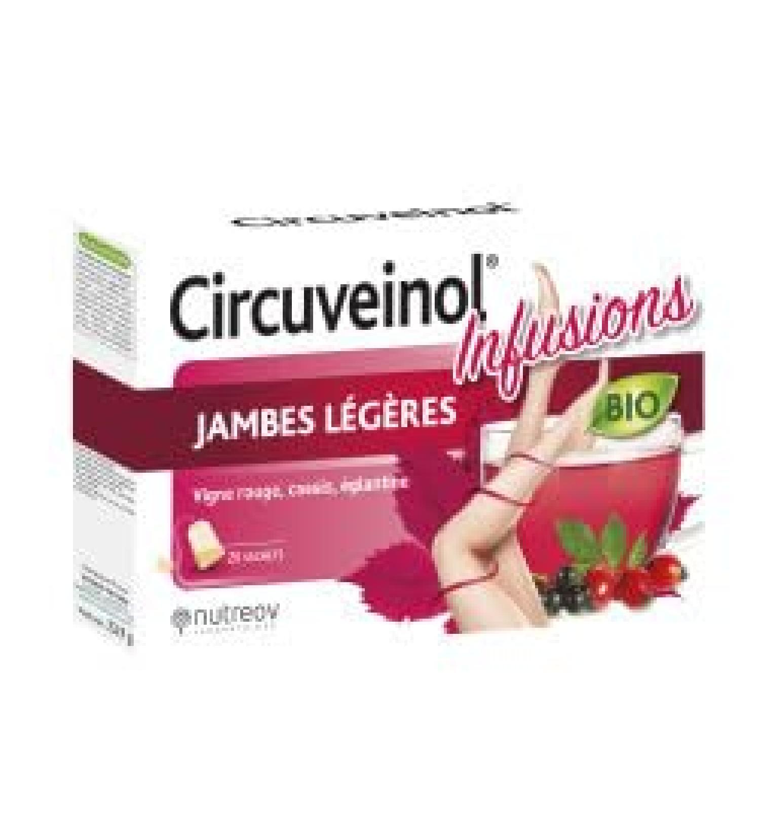 Nutreov Circuveinol Light Legs Infusion Organic 20 Sachets