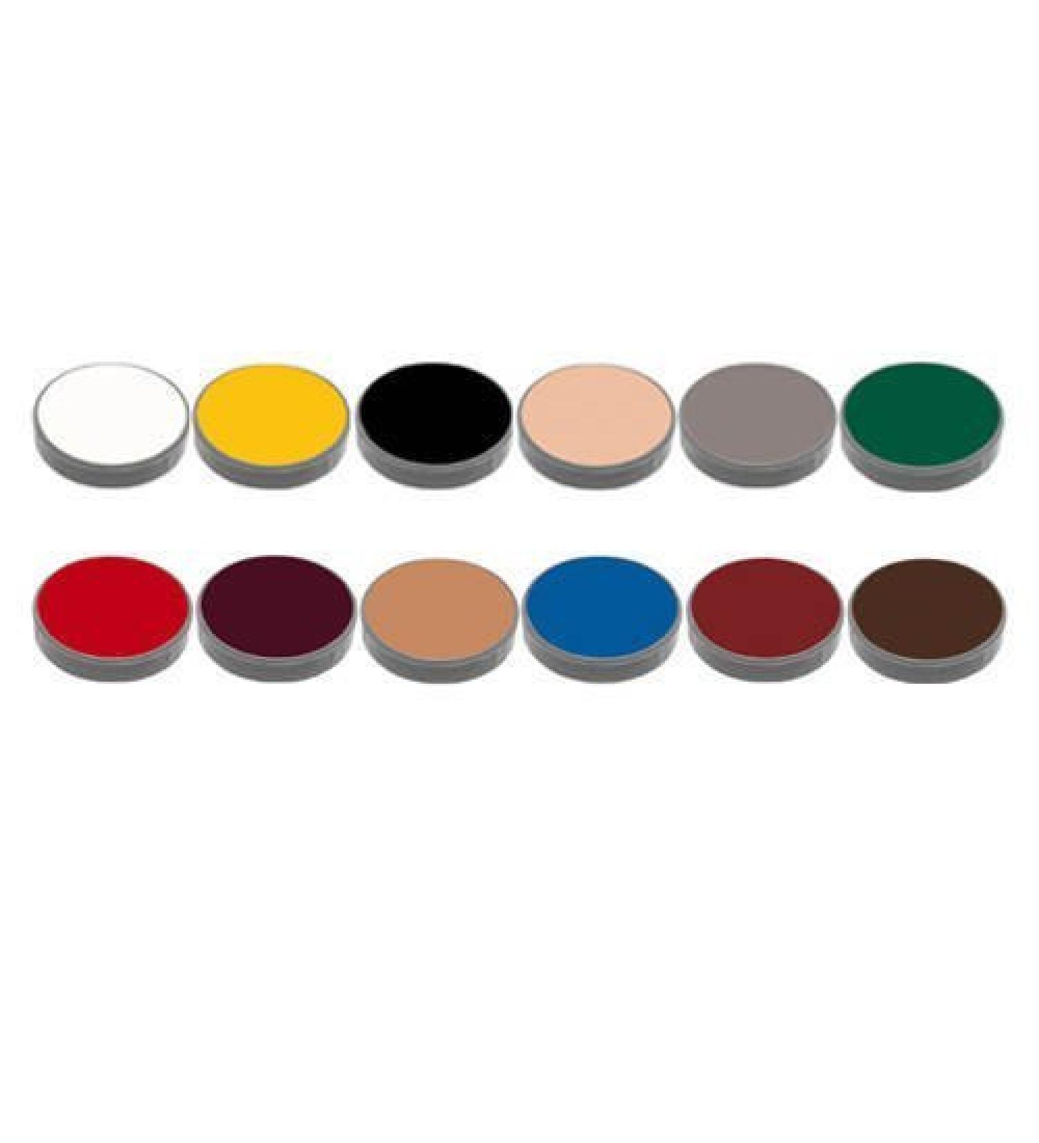 Grimas Creme Make-Up 12-Color-Palette Color B by Grimas