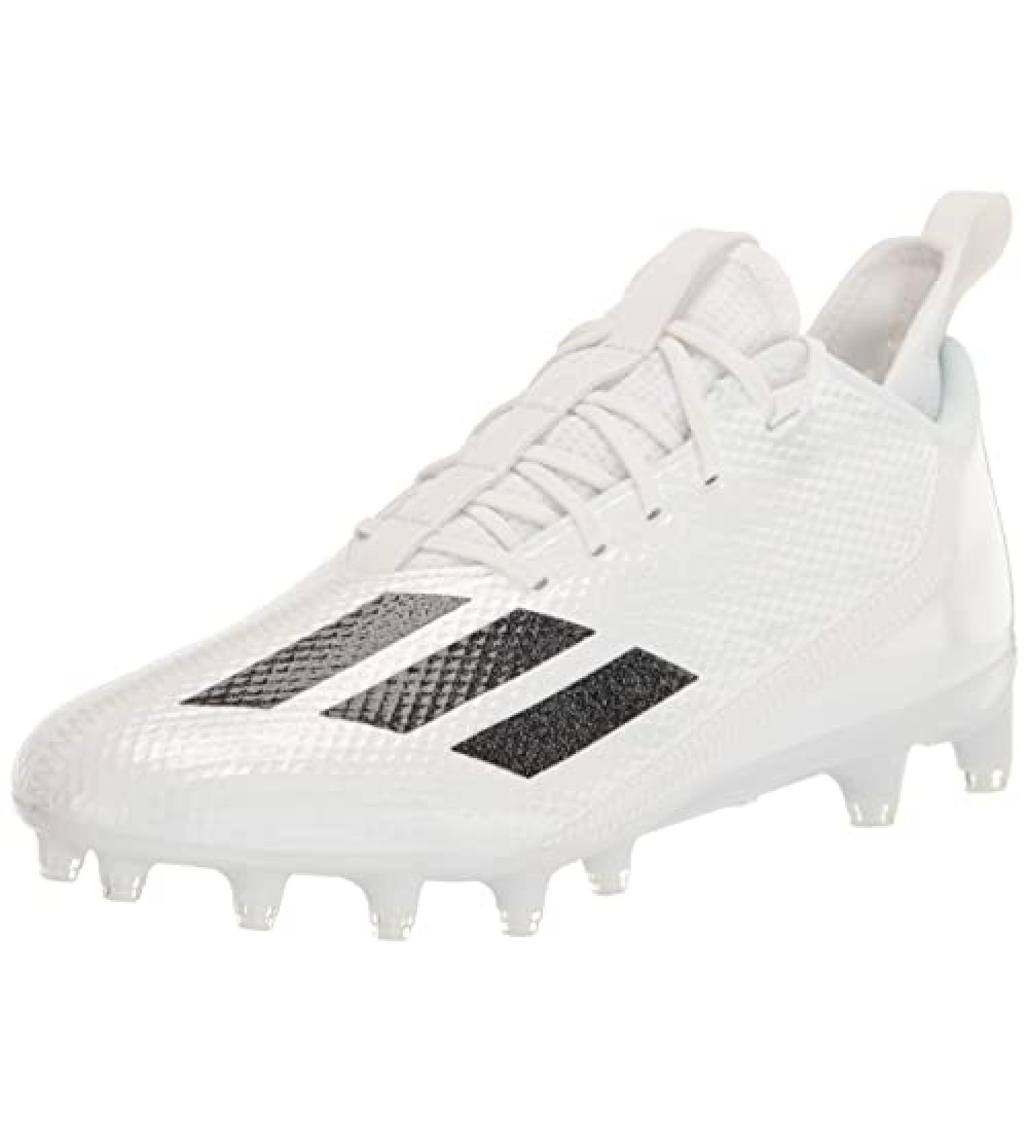 adidas Men's Adizero Scorch Football Shoe - Size 9, White/Black/White - Buy Online on GoSupps.com