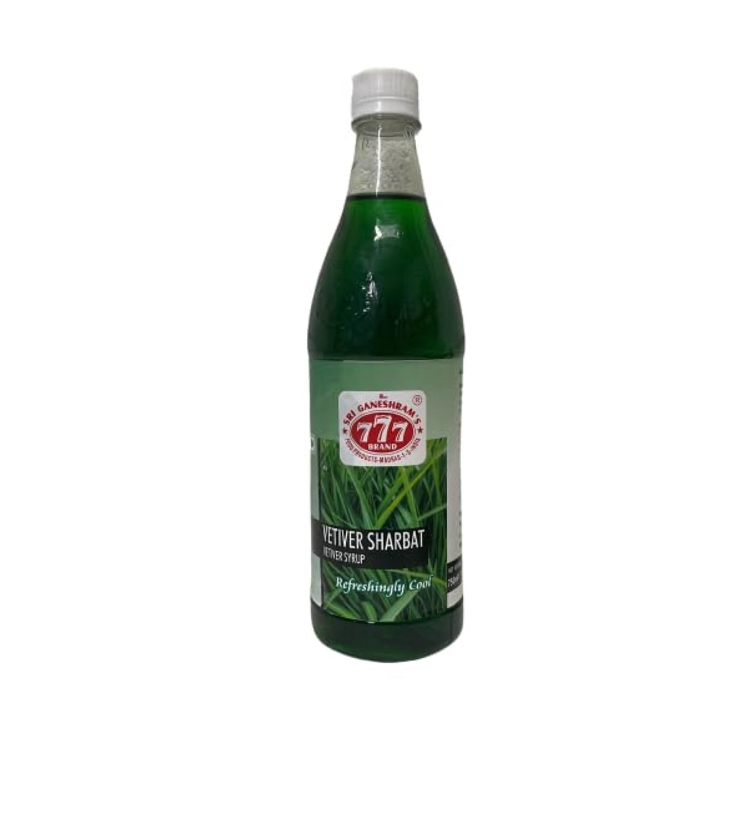 Cool Sharbat 777 Vettiver Sharbat 1500ml(750ml x pack-2)