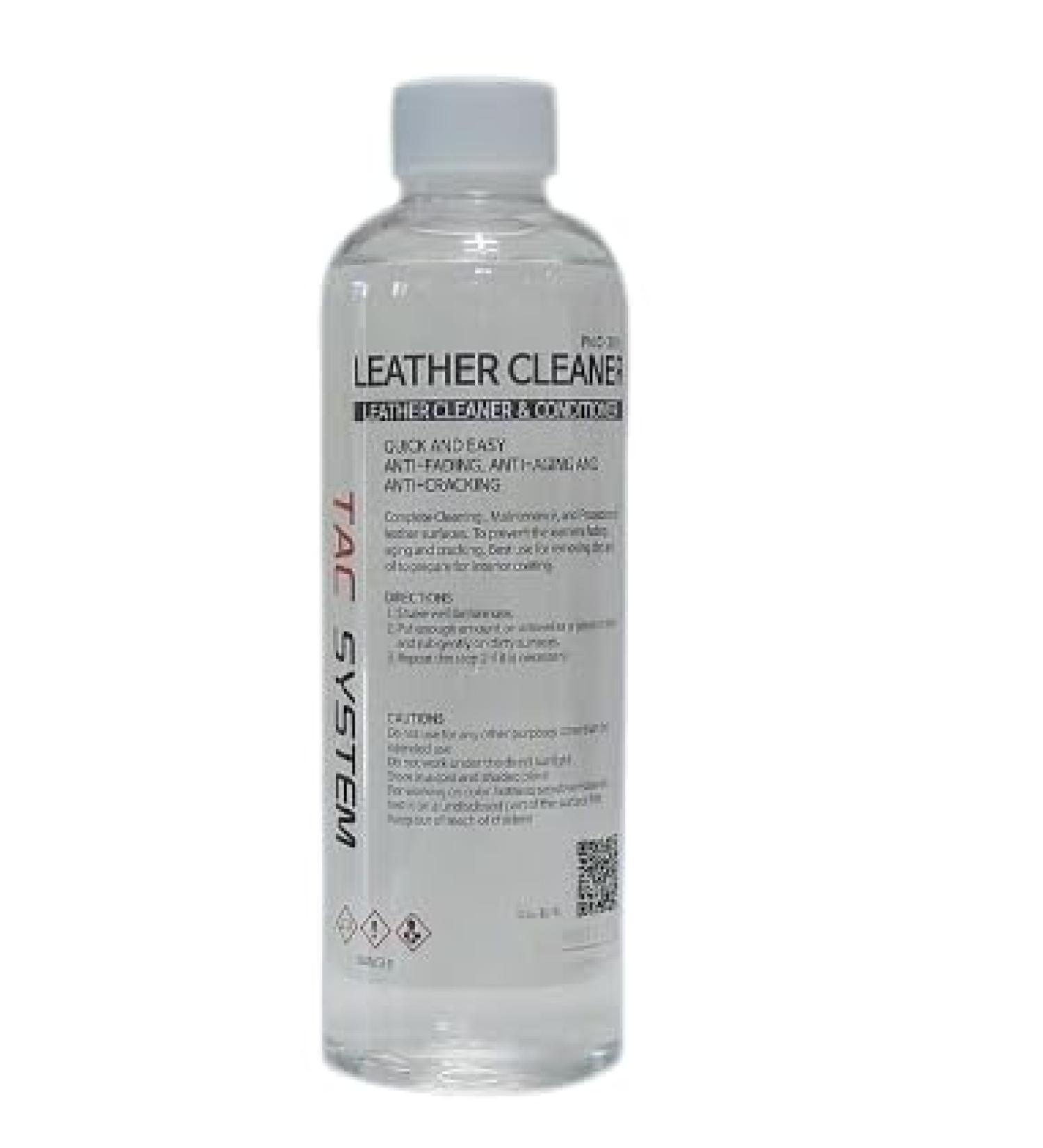 Car Leather Cleaner 500ml | Powerful pH Neutral Cleaner for Leather & Vinyl | Lifts Dirt Stains and Contaminants | Gentle Conditioning Formula with Coconut Oils